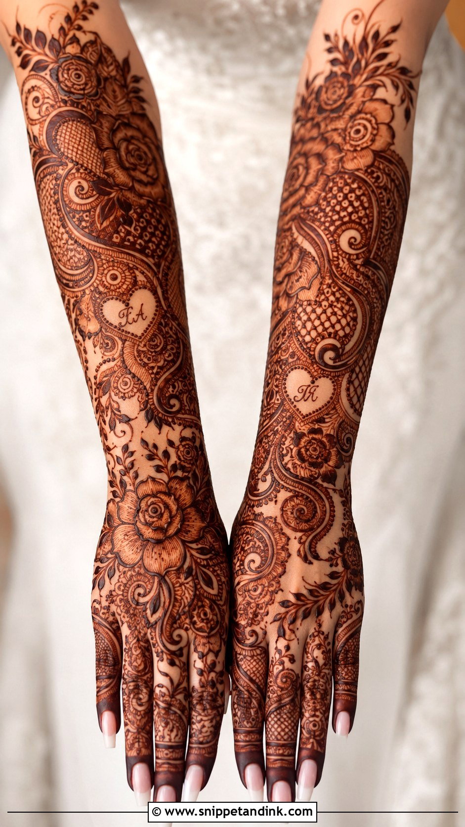 Bridal Arabian Mehndi Design - Snippet and Ink - 35 Arabian Mehndi Design Ideas