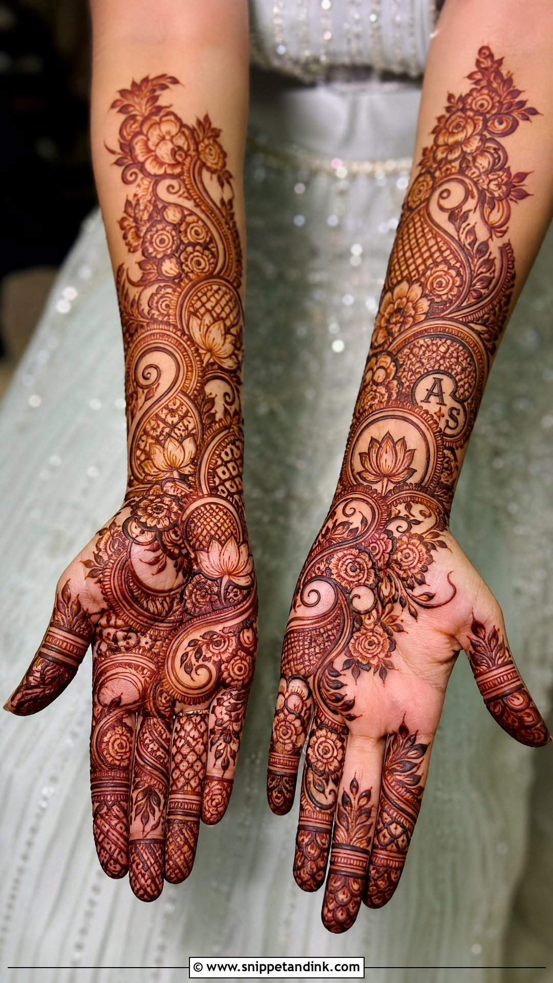 Bridal Arabic Mehndi Design - Snippet and Ink - 35 Arabic Mehndi Designs