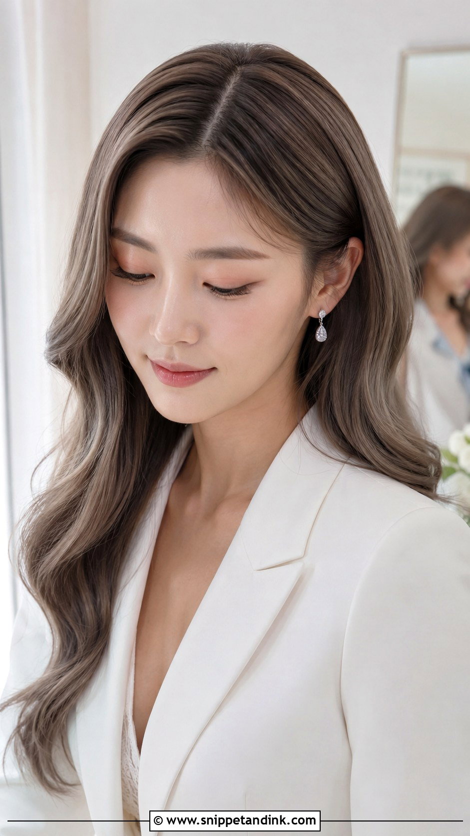 Bridal Ash Brown Balayage - Snippet and Ink - 15 Wedding Hair Color Ideas Brides