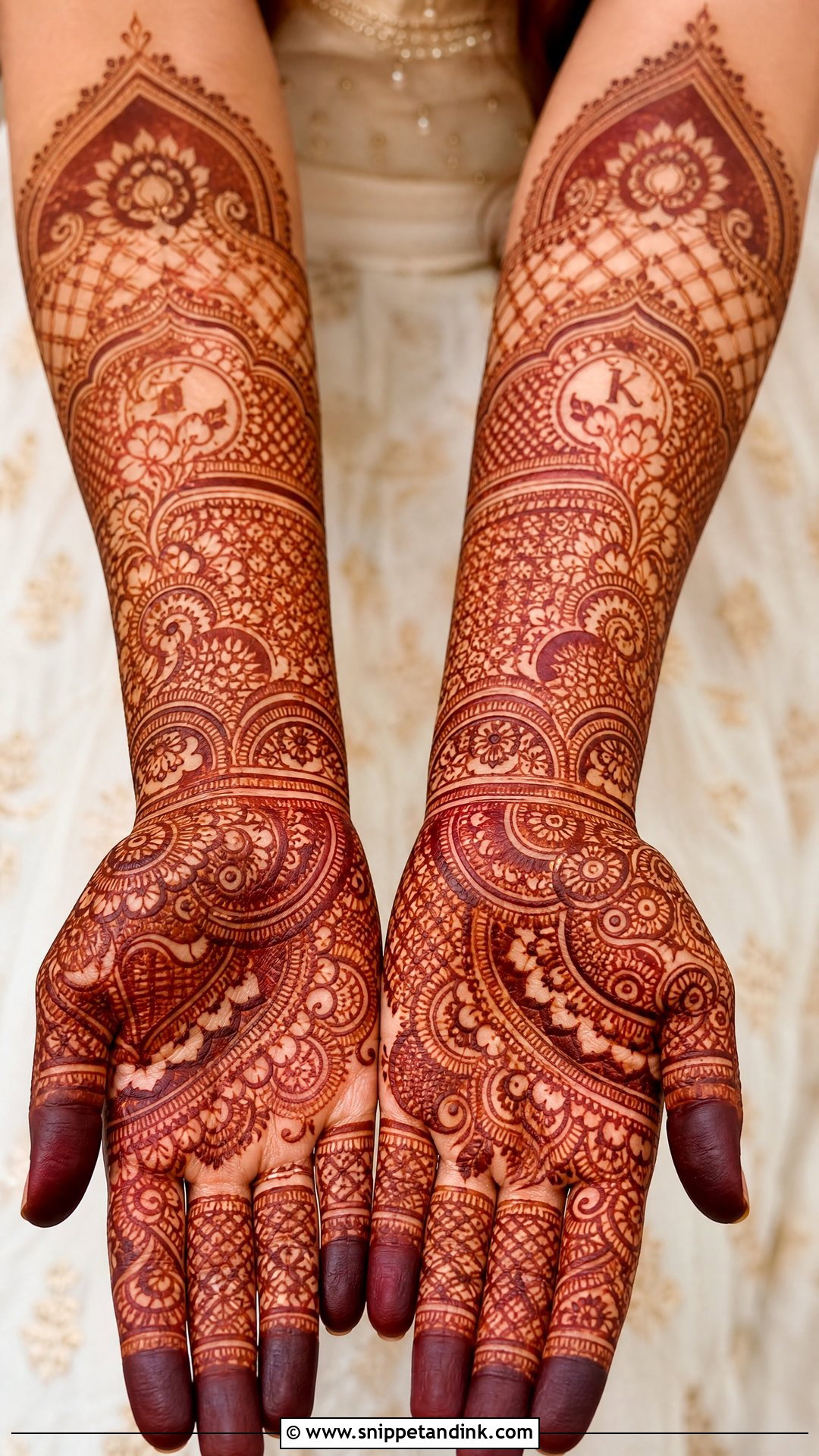 Bridal Baat Pakki Mehndi Design - Snippet and Ink - 30 Baat Pakki Mehndi Design Ideas