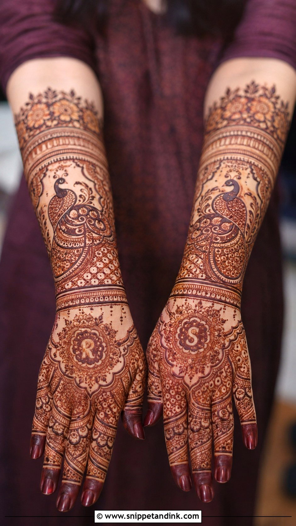 Bridal Back Hand Mehndi Design - Snippet and Ink - 35 Trendy Back Hand Mehndi Designs