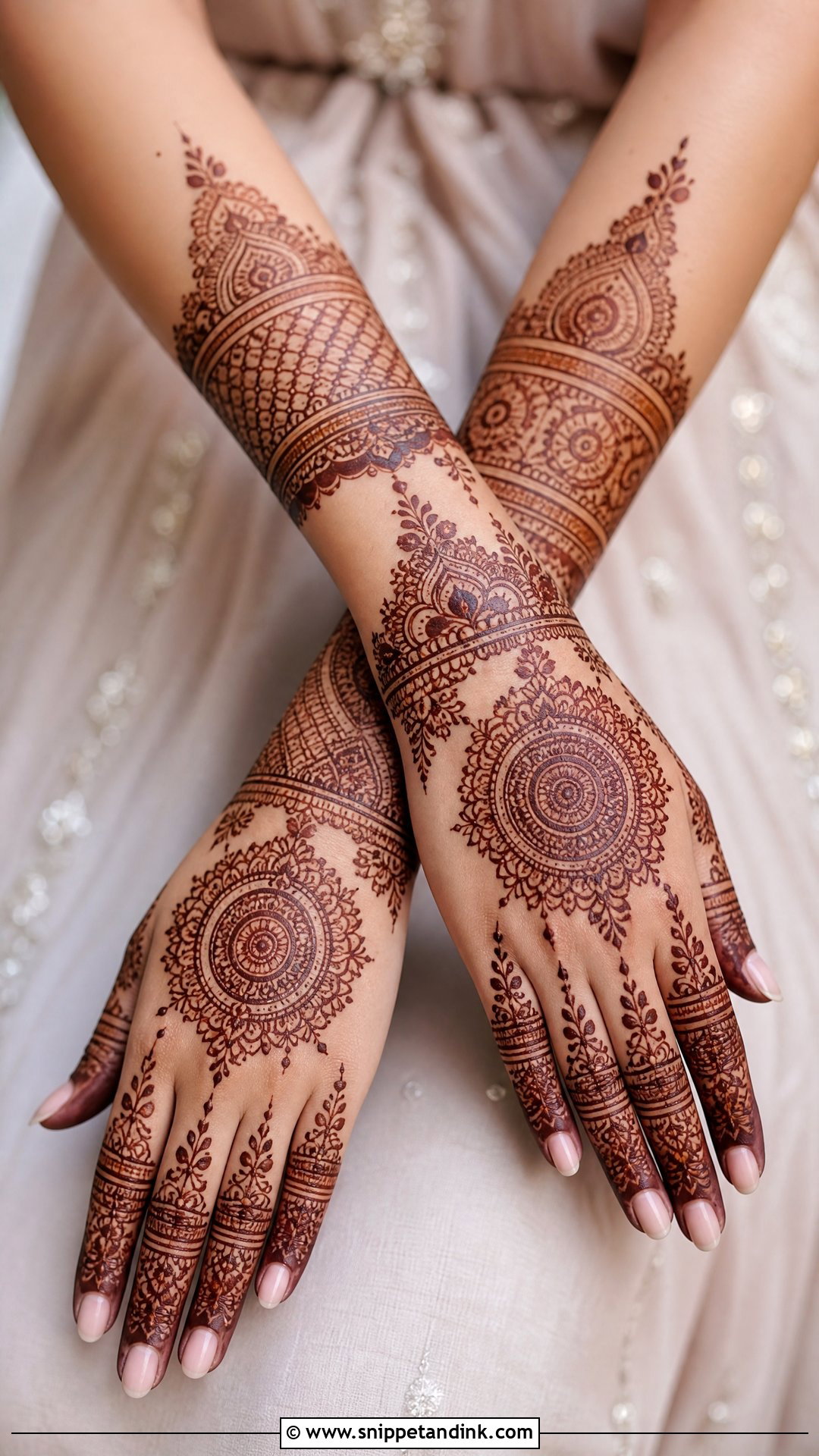 Bridal Back Hand Mehndi Design - Snippet and Ink - 20 Wedding Mehndi Designs Bridal Hands
