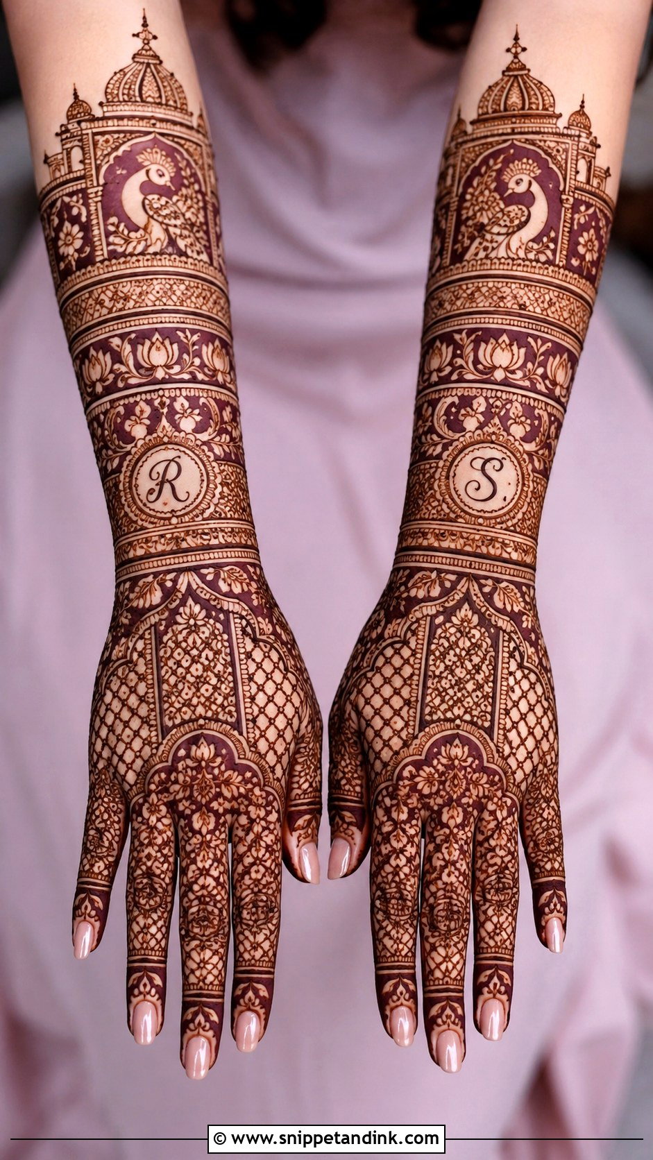 Bridal Back Hand Mehndi Design - Snippet and Ink - 35 Mehndi Designs for Hands