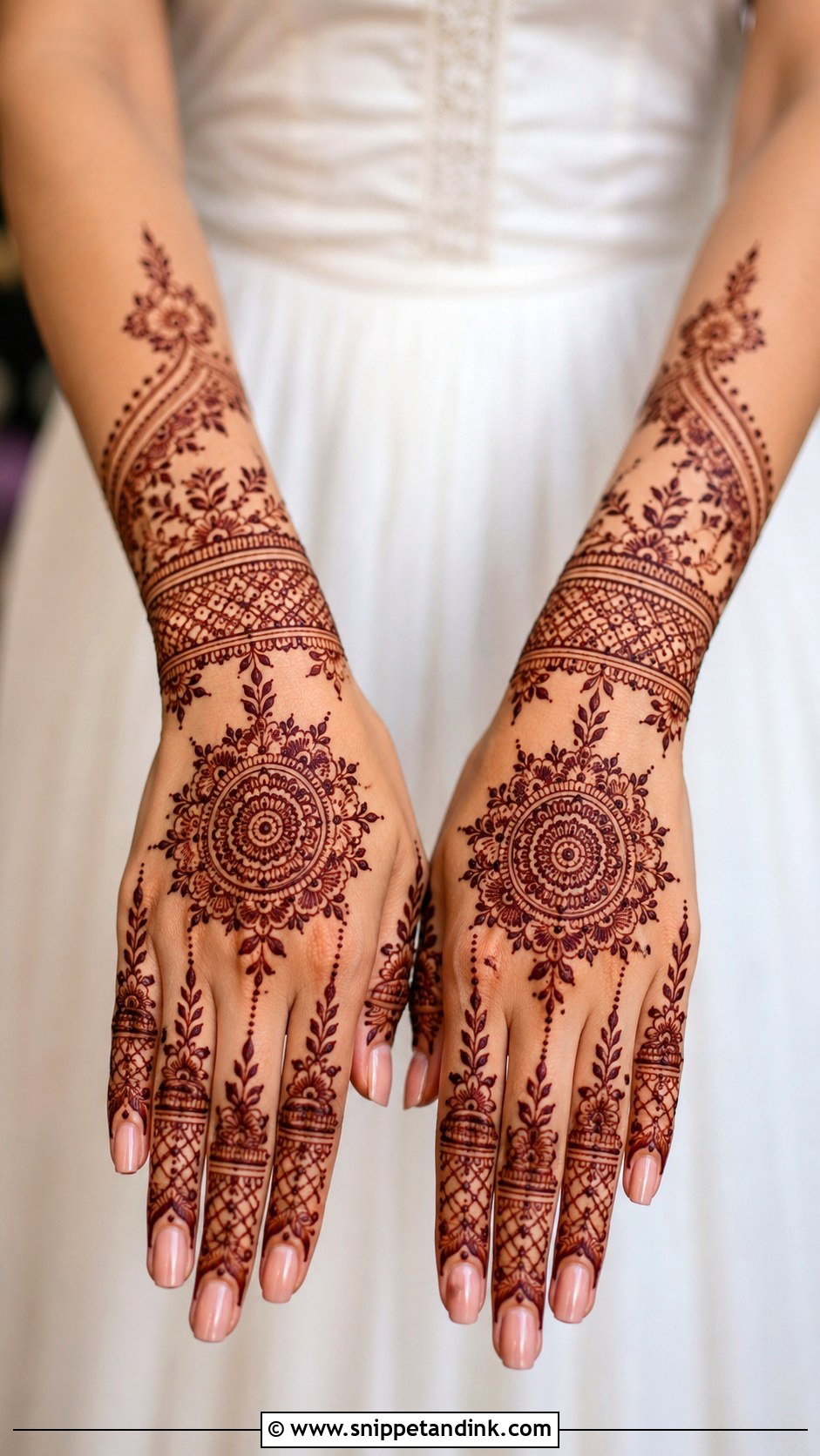 Bridal Back Hand Mehndi Design Simple - Snippet and Ink - 30 Simple Back Hand Mehndi Design Ideas