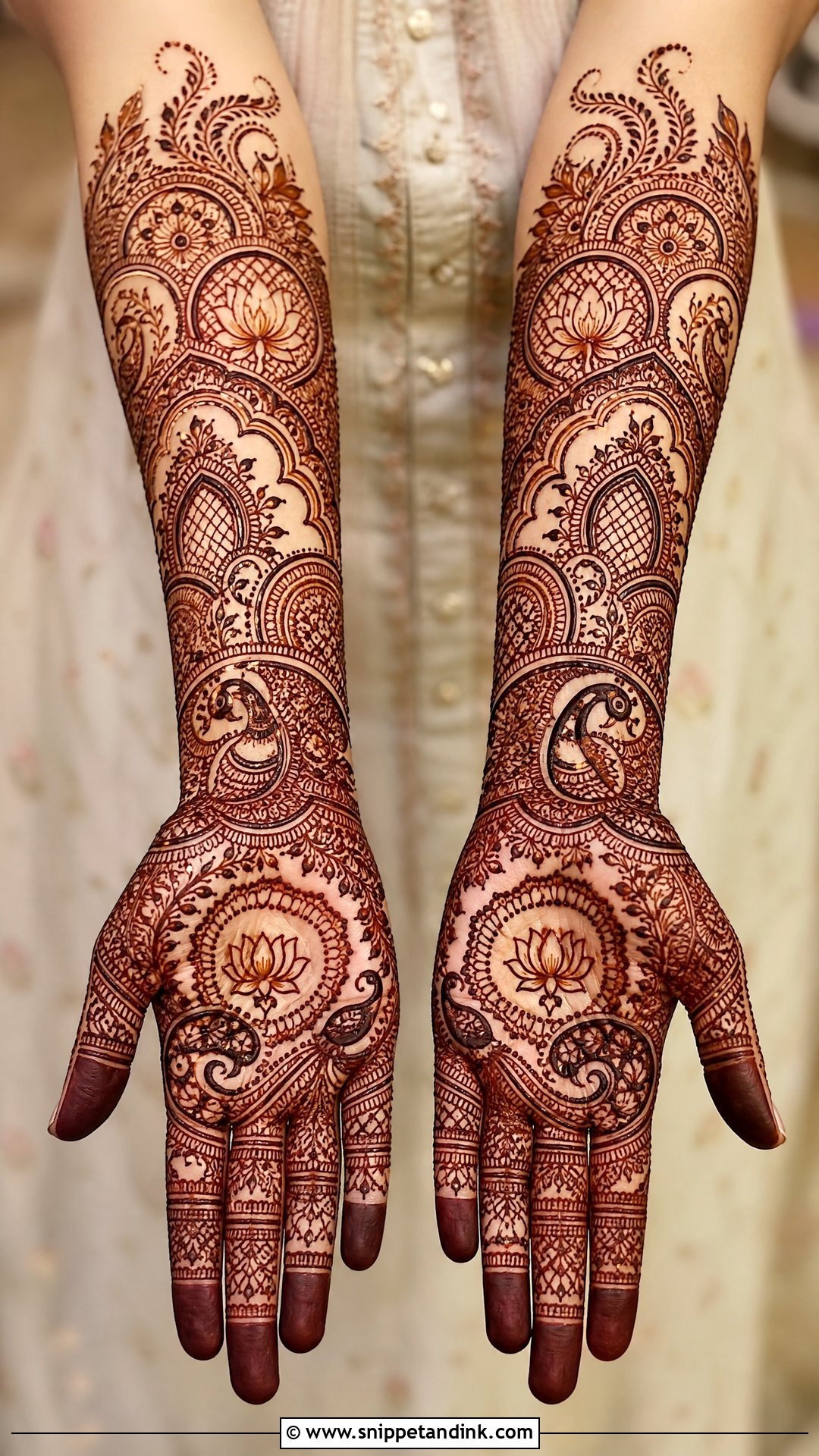 Bridal Bail Front Hand Mehndi Design - Snippet and Ink - 25 Bail Front Hand Mehndi Design Ideas