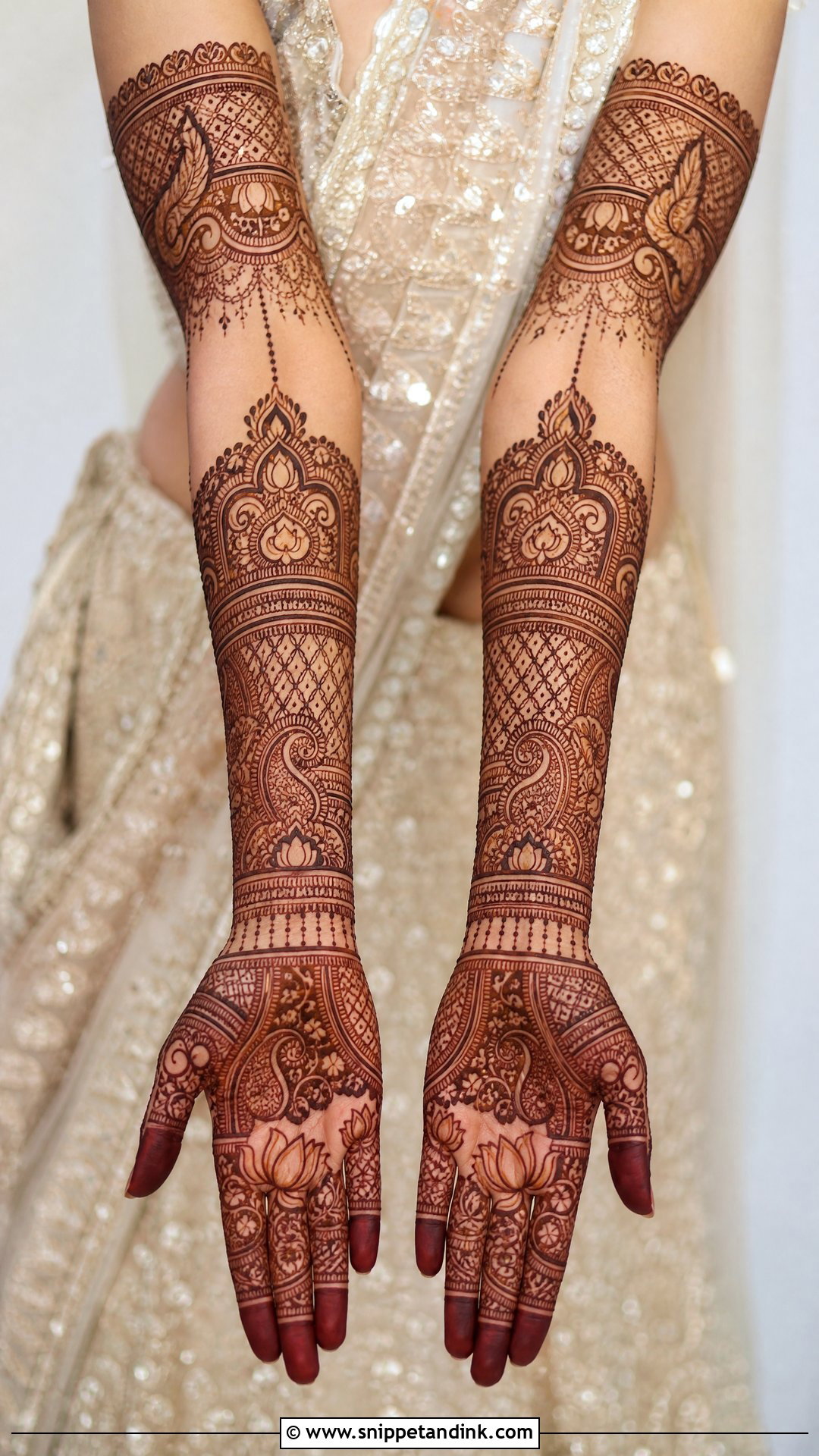 Bridal Bajuband Mehndi Design - Snippet and Ink - 20 Bajuband Mehndi Design Ideas