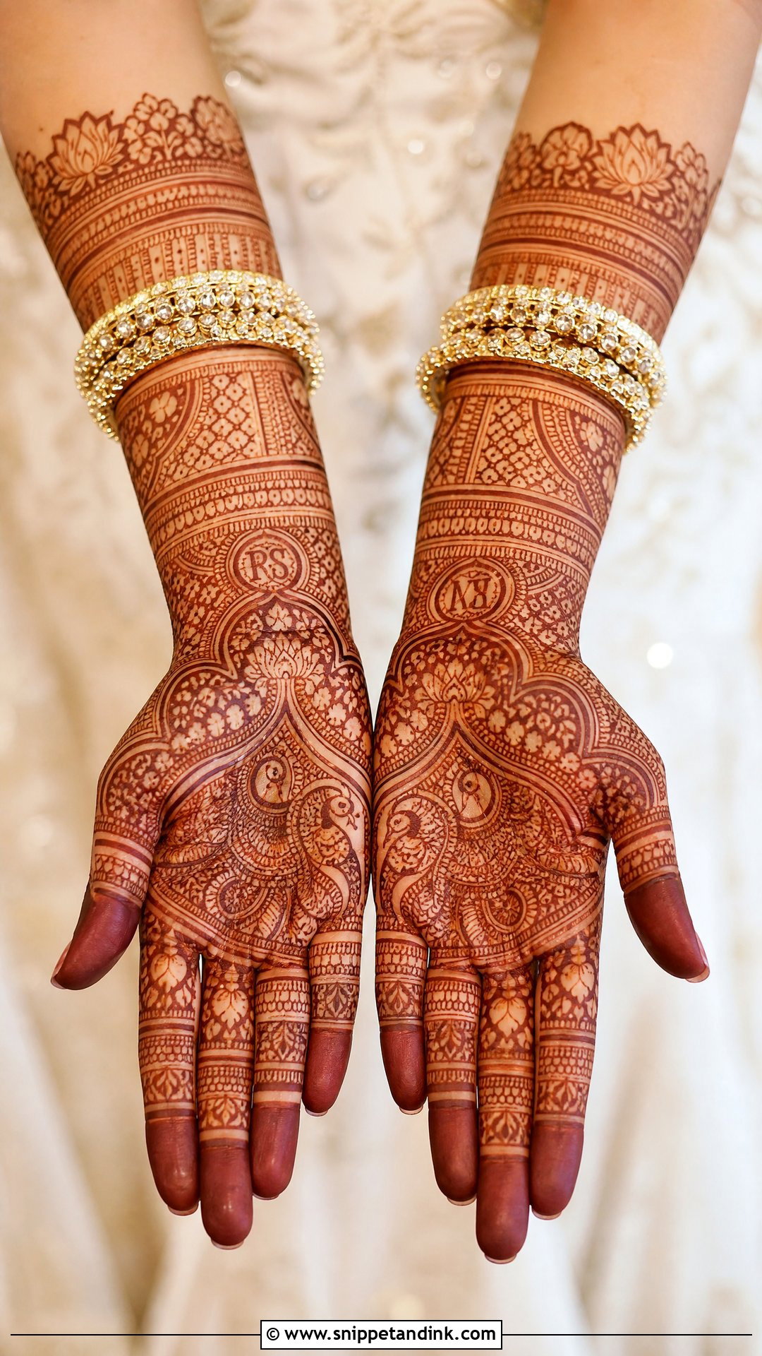 Bridal Banch Mehndi Design - Snippet and Ink - 30 Banch Mehndi Design Ideas