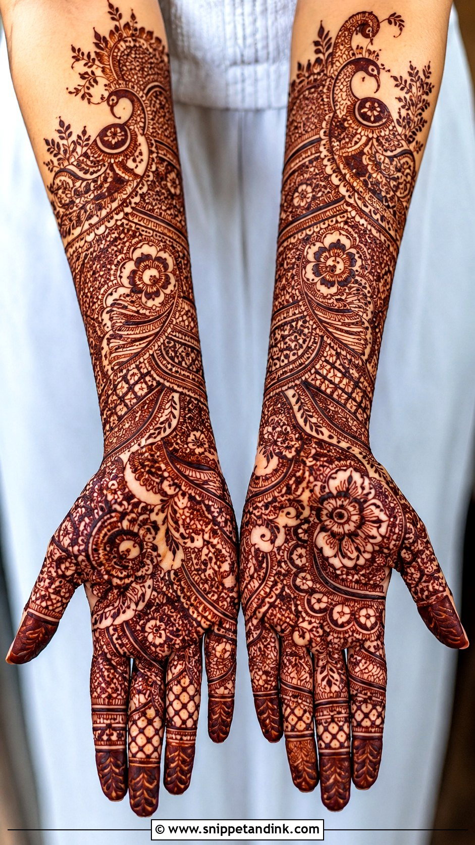 Bridal Bel Mehndi Design - Snippet and Ink - 30 Bel Mehndi Designs