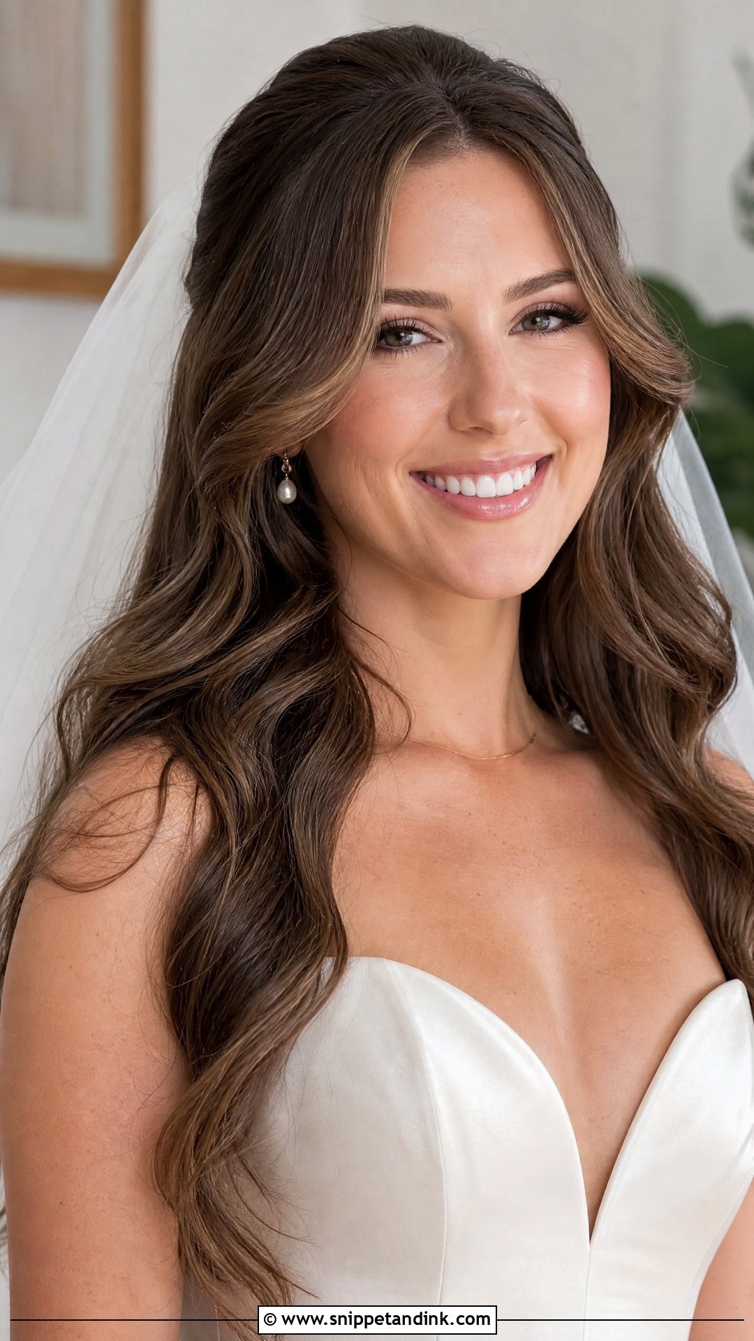 Bridal Blowout With Soft Waves - Snippet and Ink - 15 Blowout Hair Wedding Bride Ideas