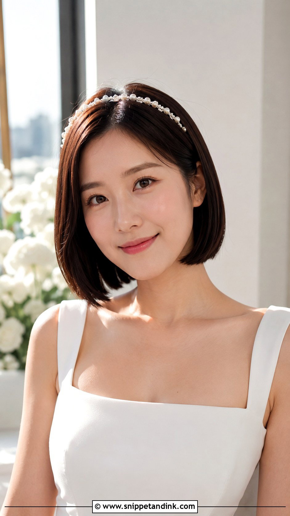Bridal Bob Hairstyle - Snippet and Ink - 20 Bridal Wedding Hairstyle Ideas