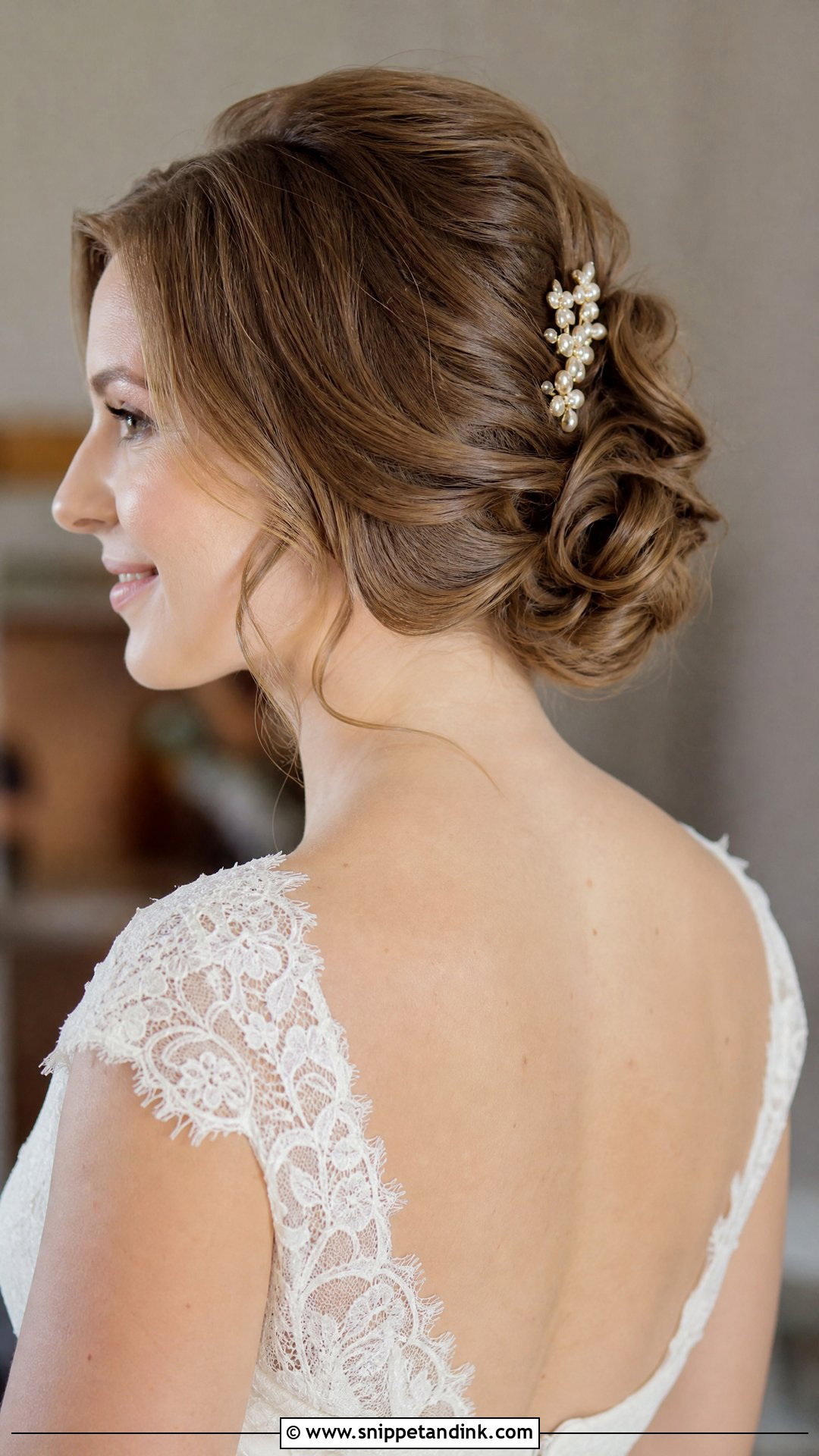 Bridal Bob Updo For Short Hair - Snippet and Ink - 15 Bridal Hair Updo Short Hair Ideas