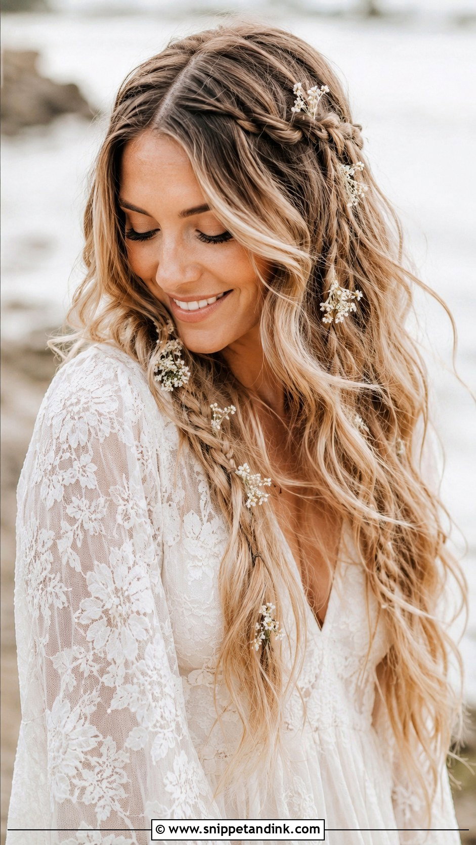 Bridal Boho Waves - Snippet and Ink - 20 Hairstyles for a Bride