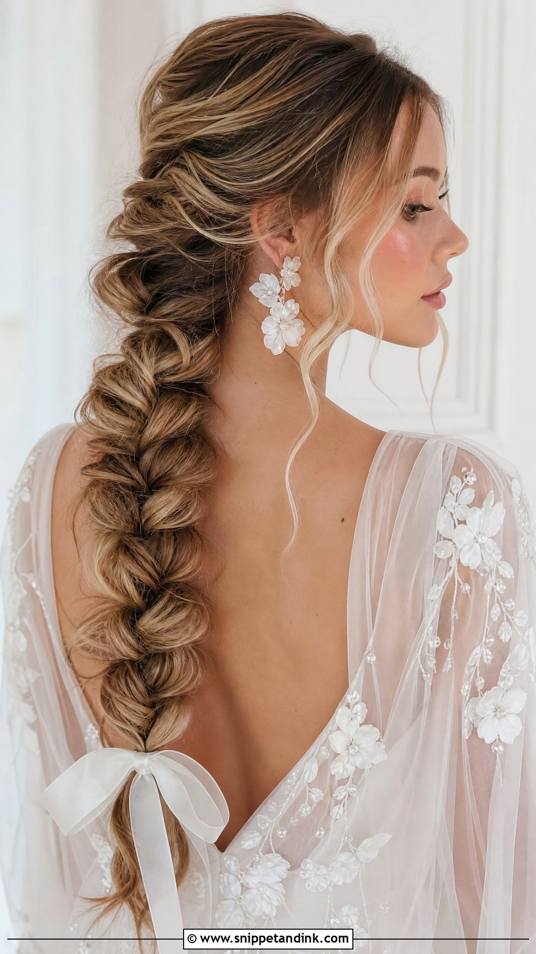 Bridal Bow Braid - Snippet and Ink - 15 Bridal Bow Hairstyle Ideas