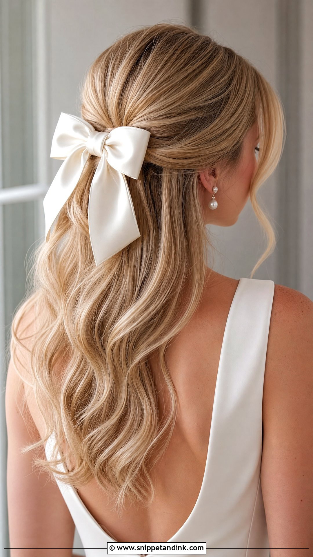 Bridal Bow Hair Clip - Snippet and Ink - 15 Bridal Hair Ornaments