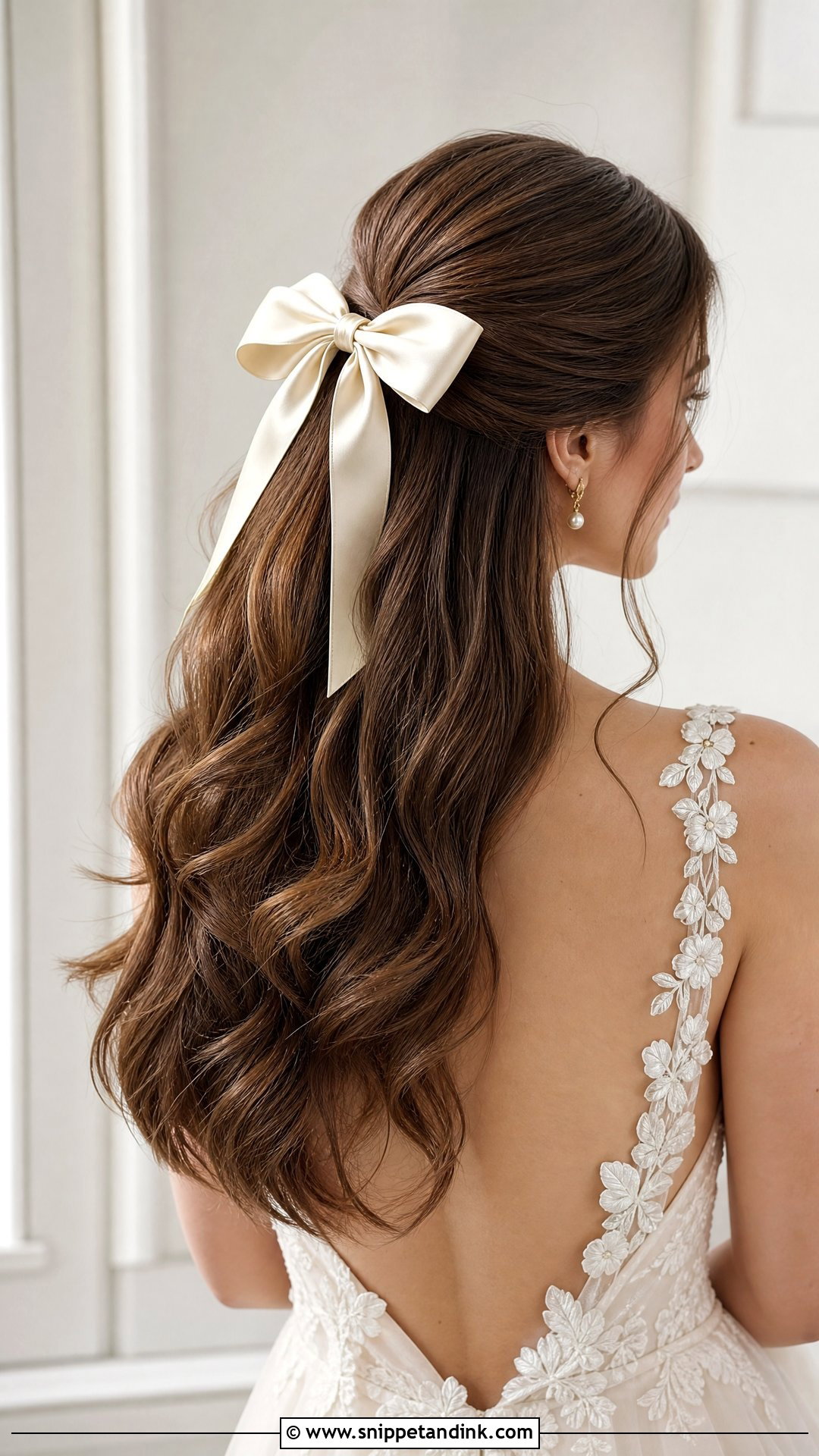 Bridal Bow Hairstyle - Snippet and Ink - 20 Trending Bridal Hairstyles 2025