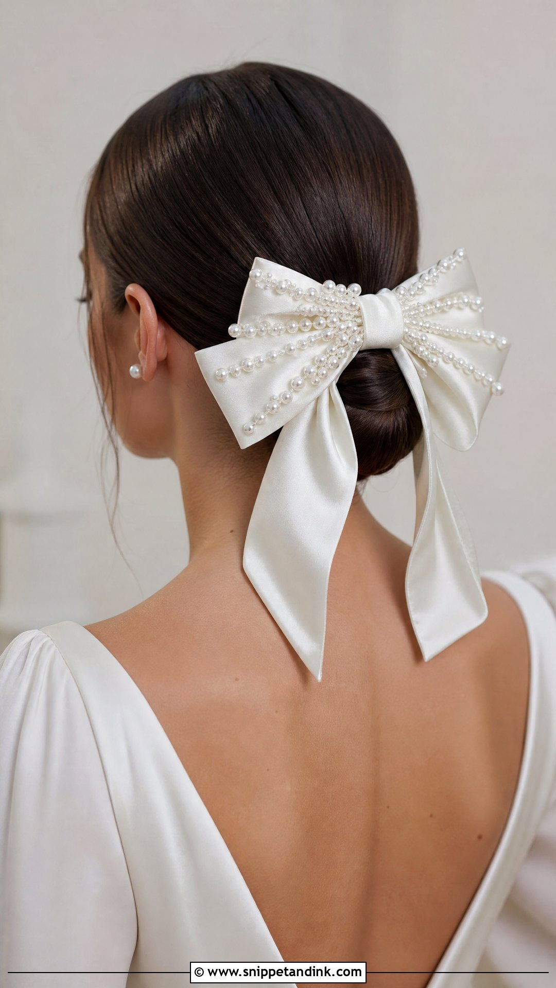 Bridal Bow Headpiece - Snippet and Ink - 20 Bridal Hair Accessories Headpieces