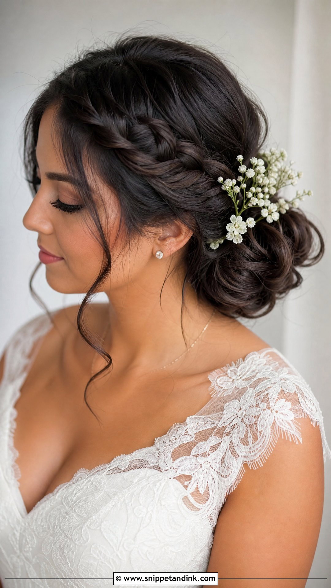 Bridal Braided Bun - Snippet and Ink - 20 Trending Bridal Hairstyles 2025