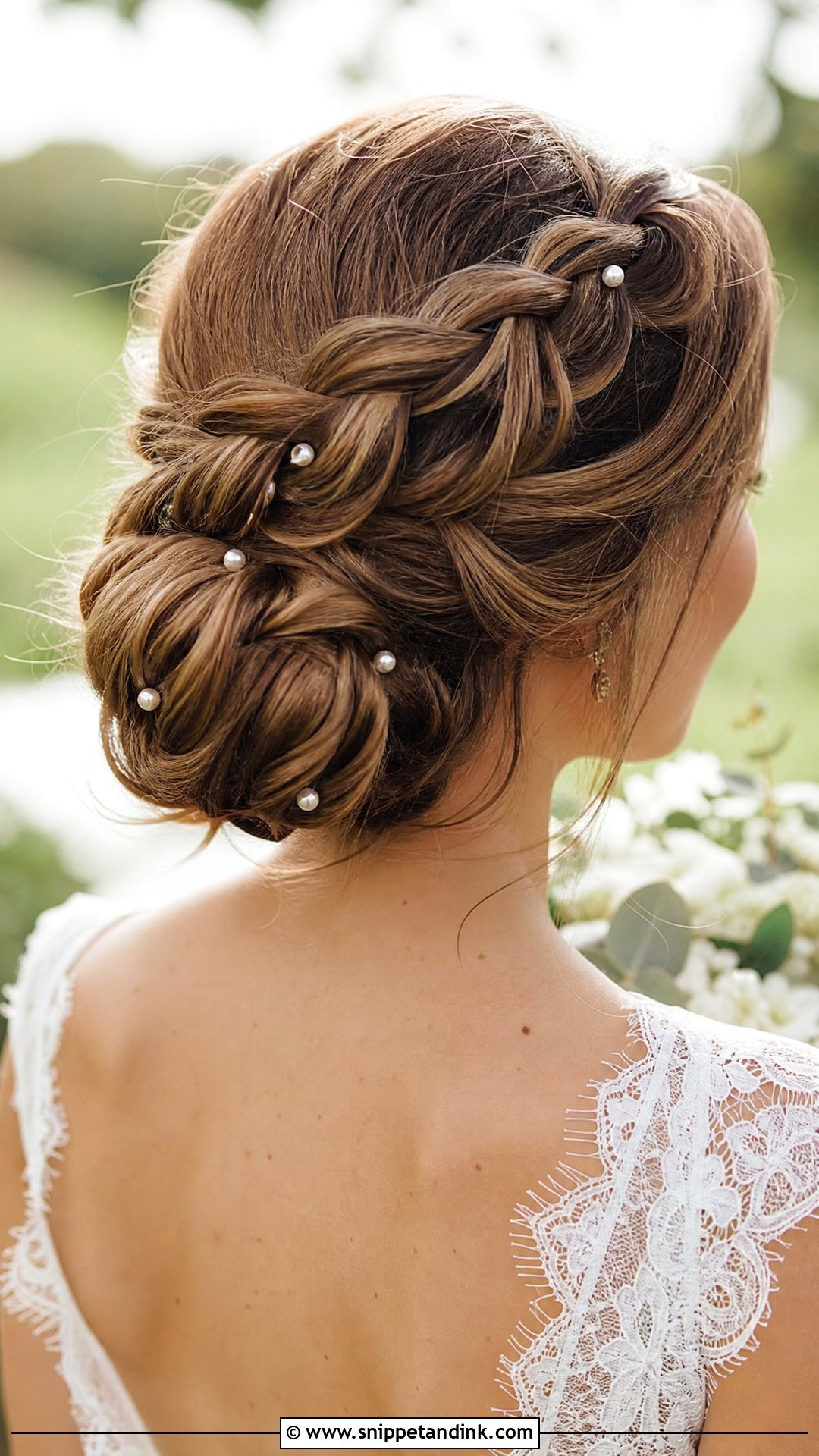 Bridal Braided Bun - Snippet and Ink - 20 Modern Bridal Hairstyles