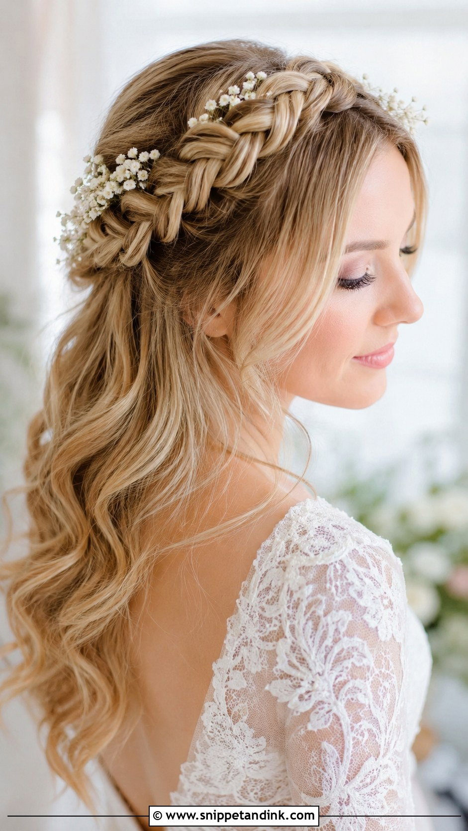 Bridal Braided Crown For Oval Face - Snippet and Ink - 20 Bridal Hairstyles for Oval Face Shape