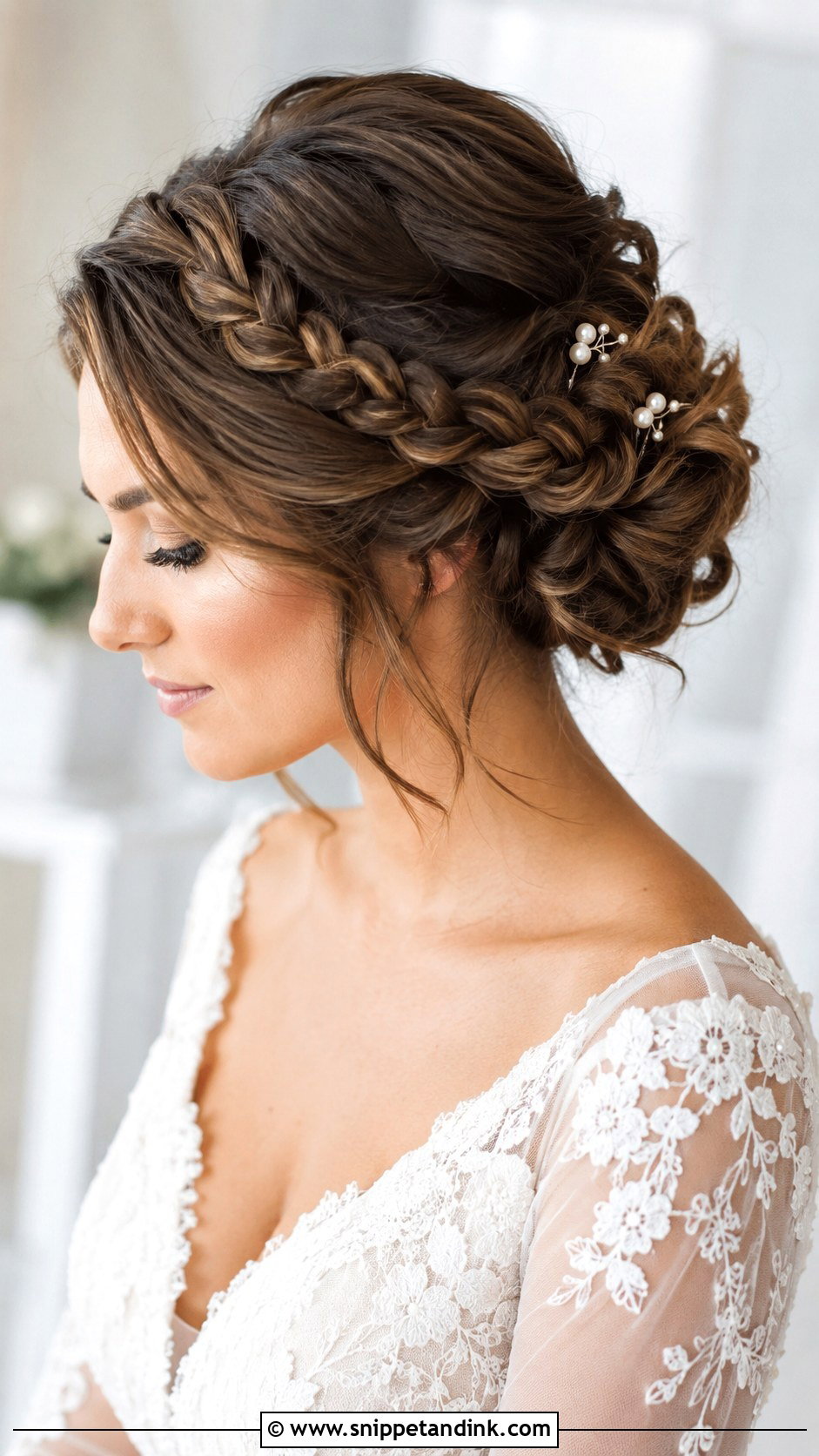 Bridal Braided Updo - Snippet and Ink - 20 Bridal Wedding Hairstyle Ideas
