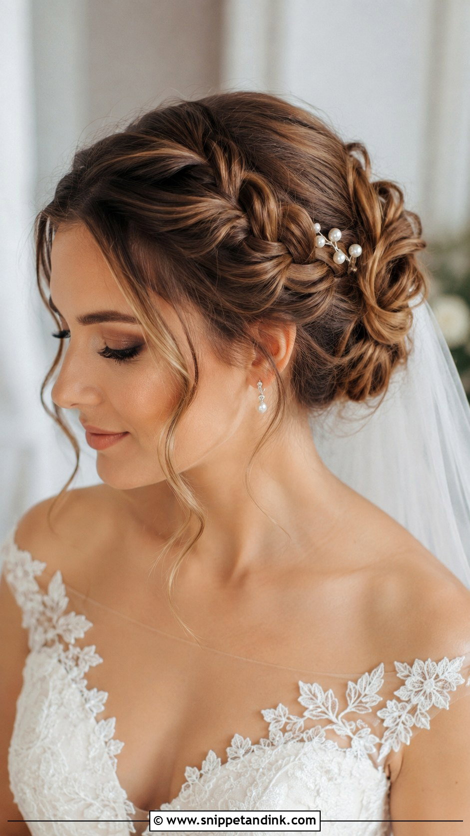 Bridal Braided Updo - Snippet and Ink - 20 Chic Bridal Hair Ideas