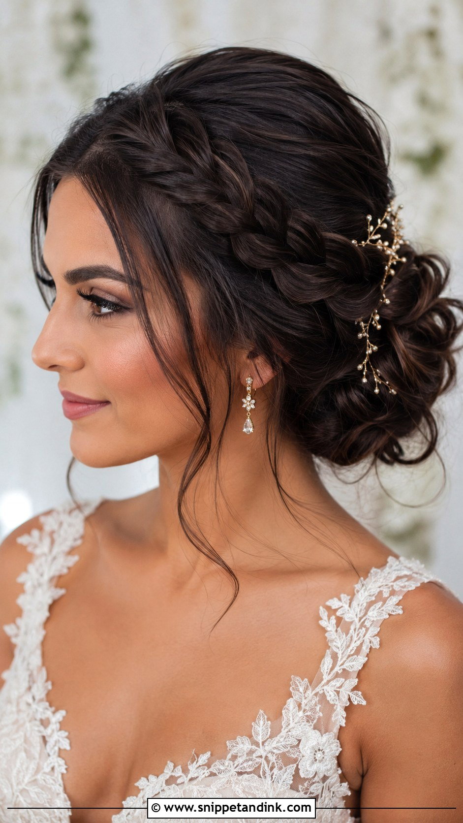 Bridal Braided Updo - Snippet and Ink - 20 Hairdo for Bride Ideas