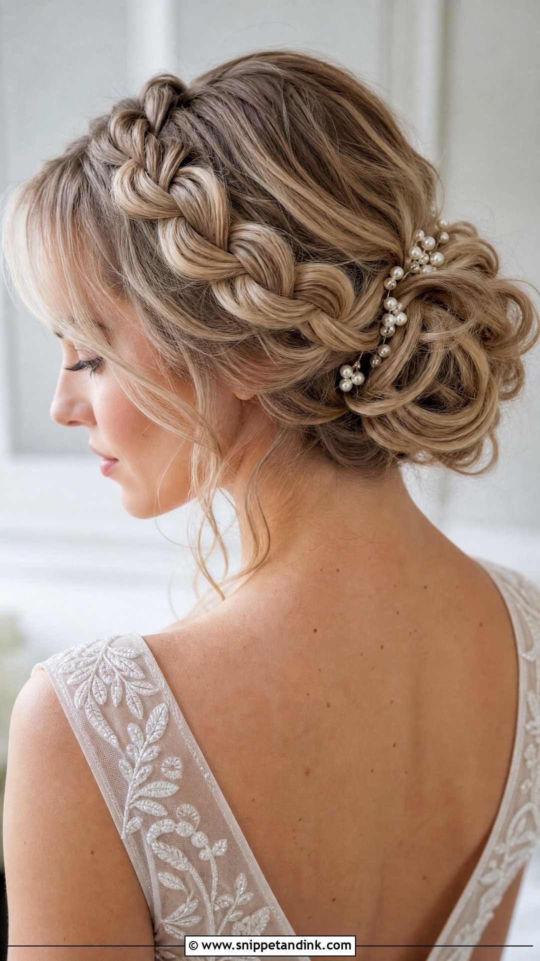 Bridal Braided Updo - Snippet and Ink - 15 Bridal Hairdos
