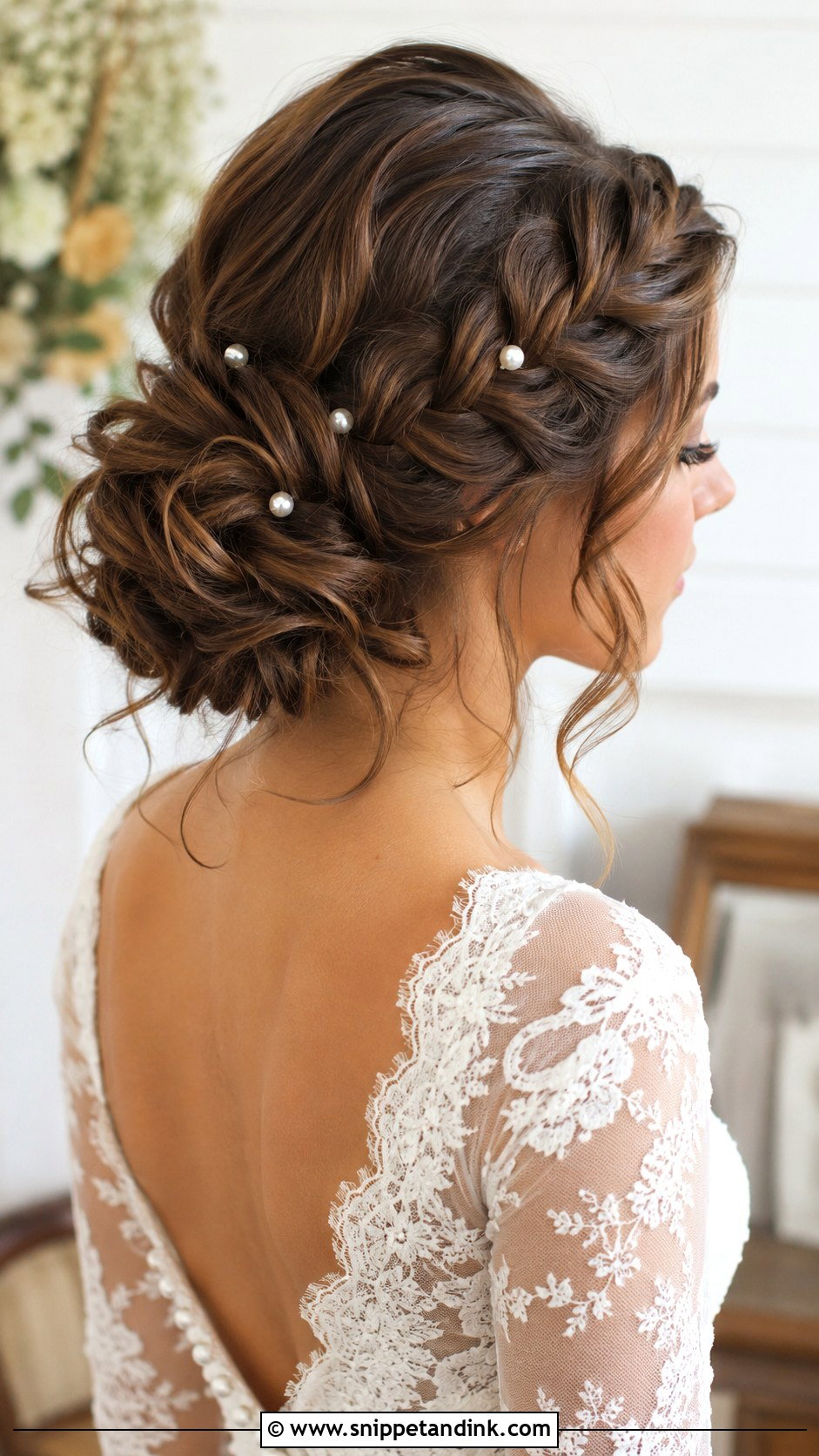 Bridal Braided Updo For Round Face - Snippet and Ink - 20 Bridal Hair Styles for Round Face