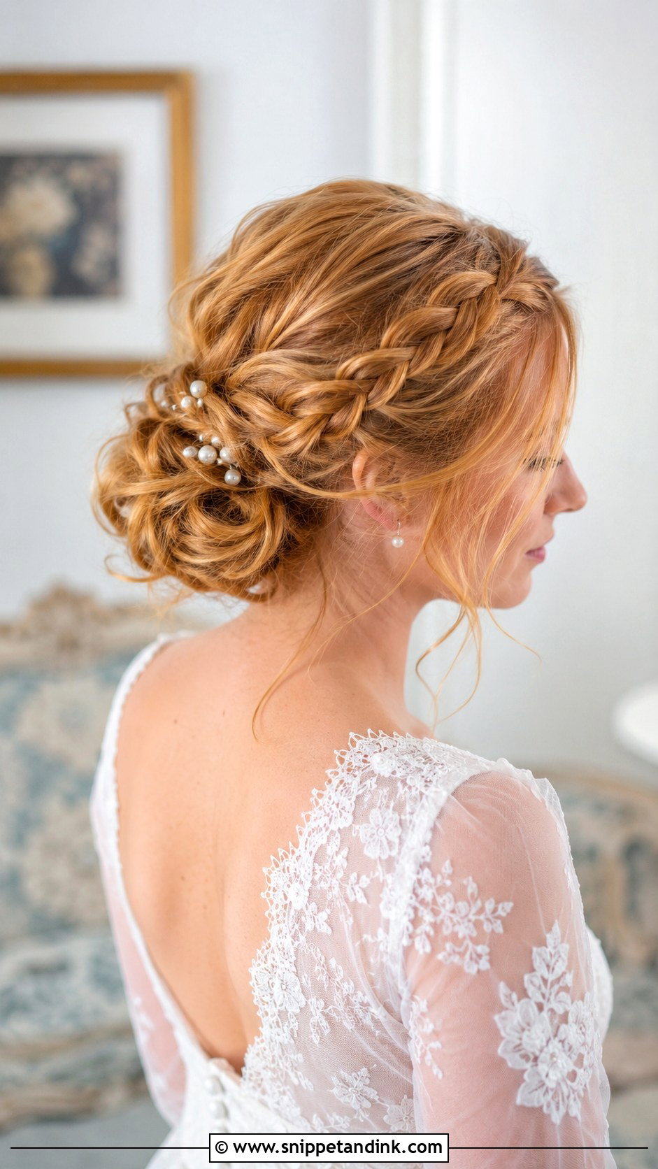 Bridal Braided Updo Hairstyle Video - Snippet and Ink - 20 Bridal Hairstyles Videos