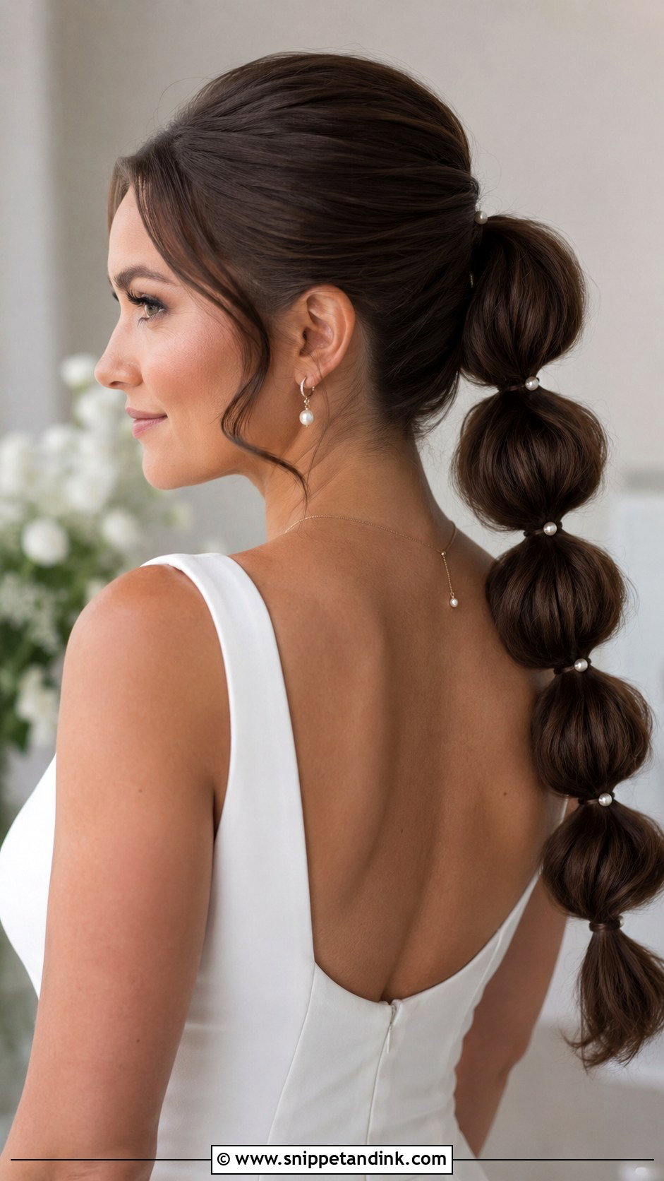 Bridal Bubble Ponytail - Snippet and Ink - 20 Hairstyles for a Bride
