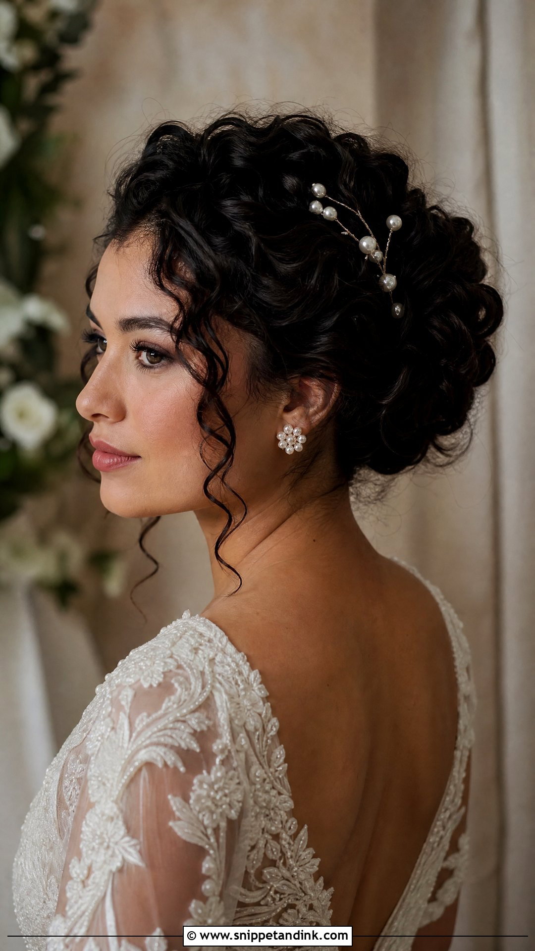 Bridal Bun With Curls - Snippet and Ink - 25 Bridal Bun Hairstyles Brides