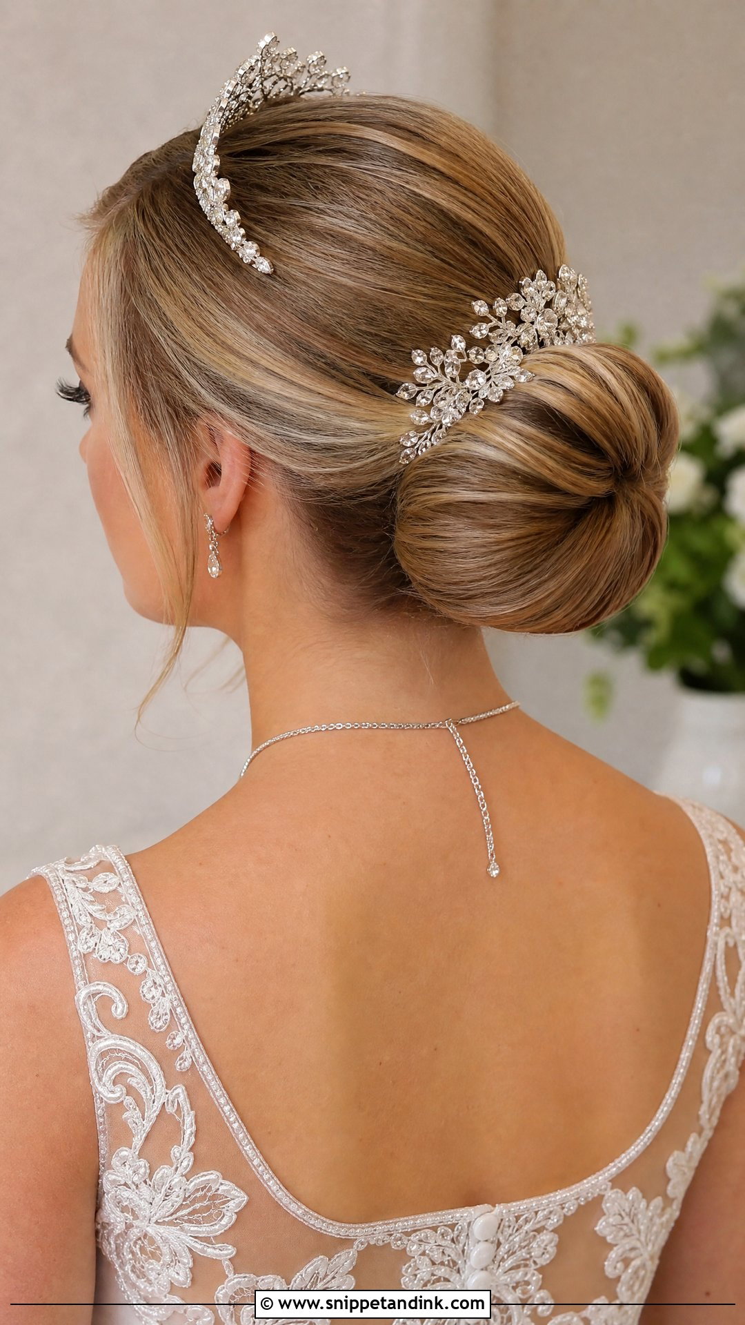 Bridal Bun With Hair Accessories - Snippet and Ink - 20 Marriage Hairstyle Ideas