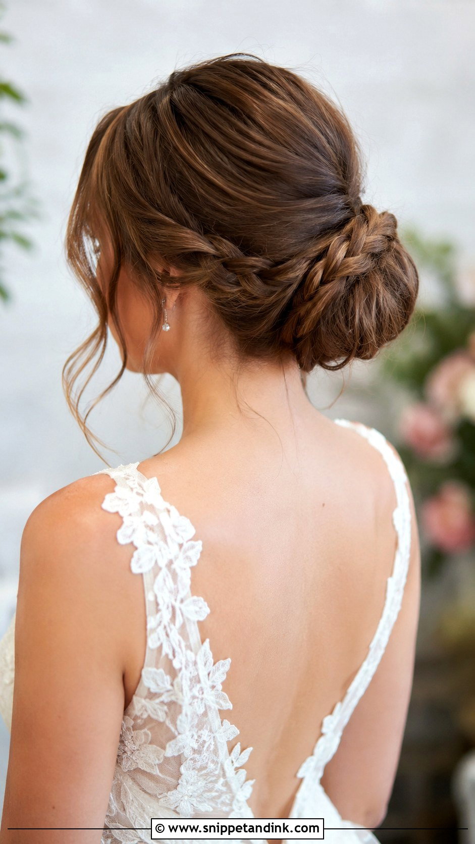 Bridal Bun with Braid - Snippet and Ink - 30 Wedding Hairstyles for Bride