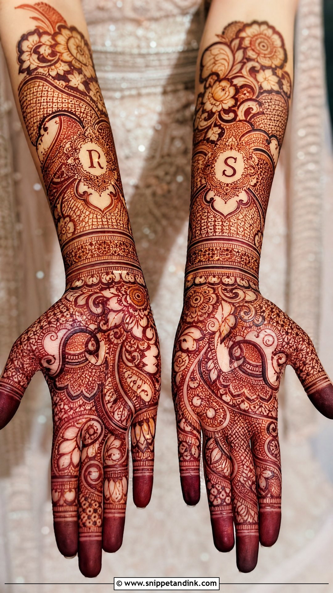 Bridal Bunches Mehndi Design - Snippet and Ink - 25 Bunches Mehndi Design Ideas