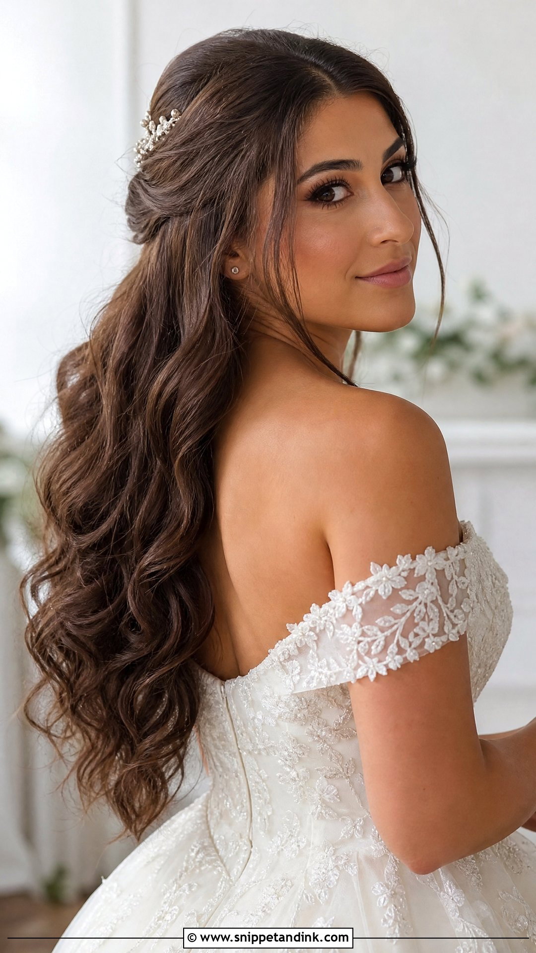Bridal Chestnut Brown Hair Color - Snippet and Ink - 15 Bridal Hair Colour Ideas