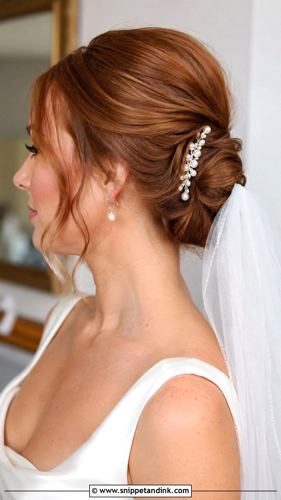 Bridal Chignon - Snippet and Ink - 20 Chic Bridal Hair Ideas