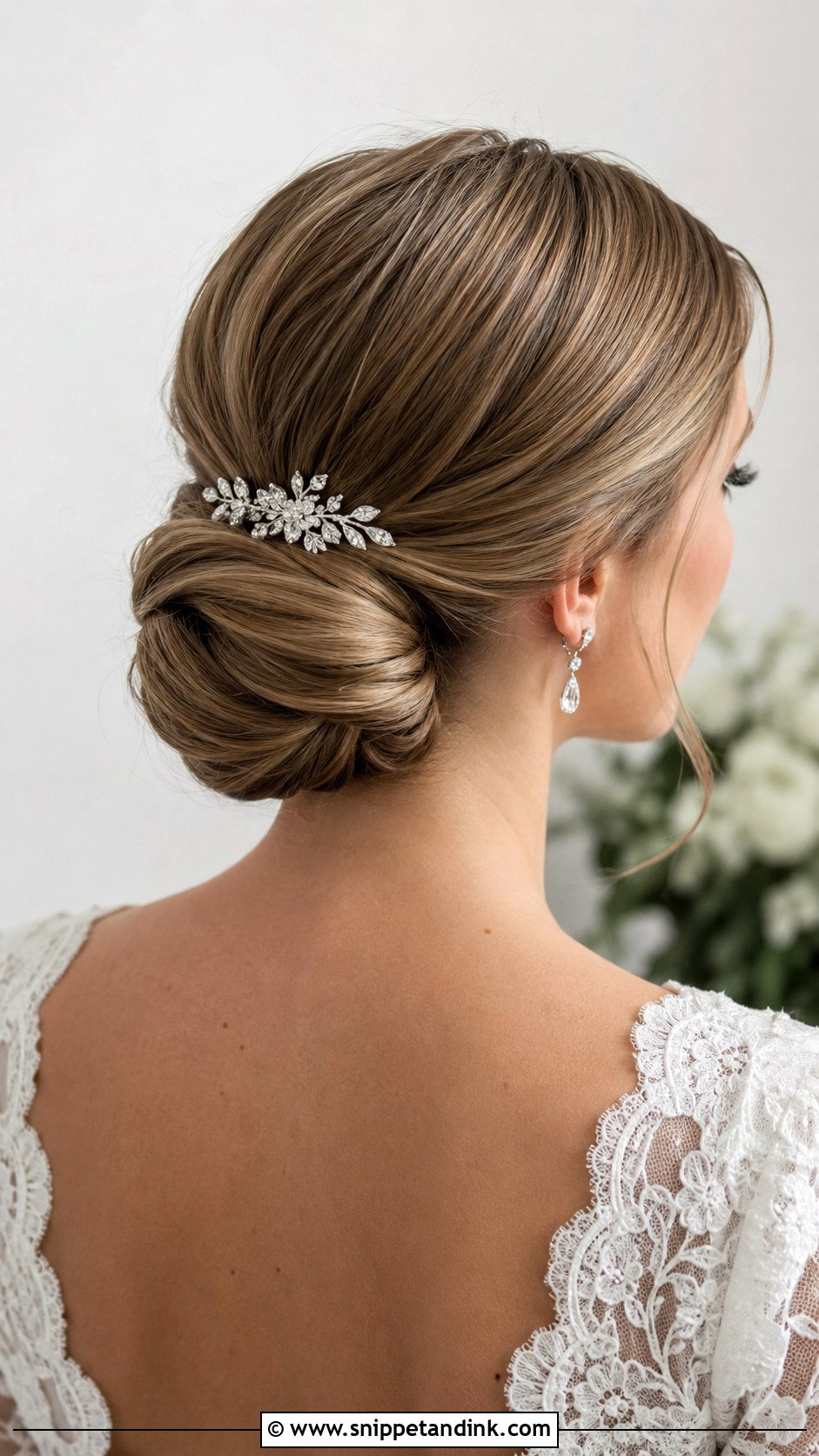 Bridal Chignon - Snippet and Ink - 20 Hairdo for Bride Ideas