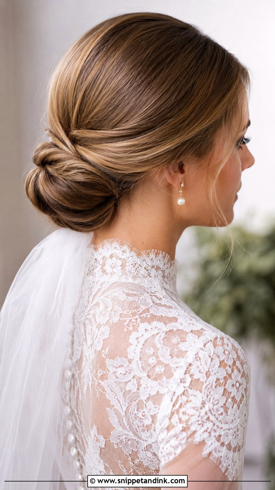 Bridal Chignon - Snippet and Ink - 20 Hairstyles for a Bride