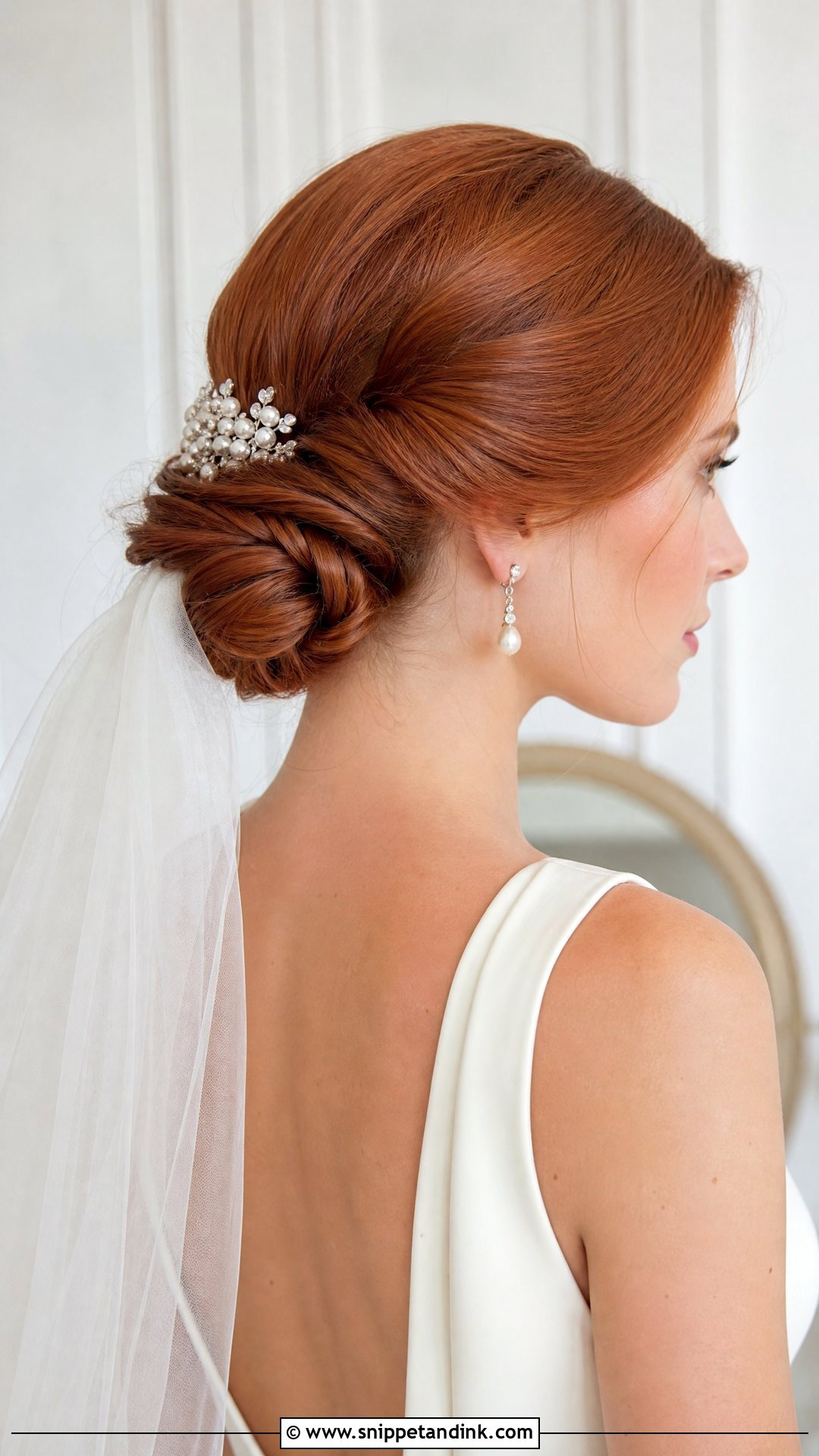 Bridal Chignon - Snippet and Ink - 20 Trending Bridal Hairstyles 2025