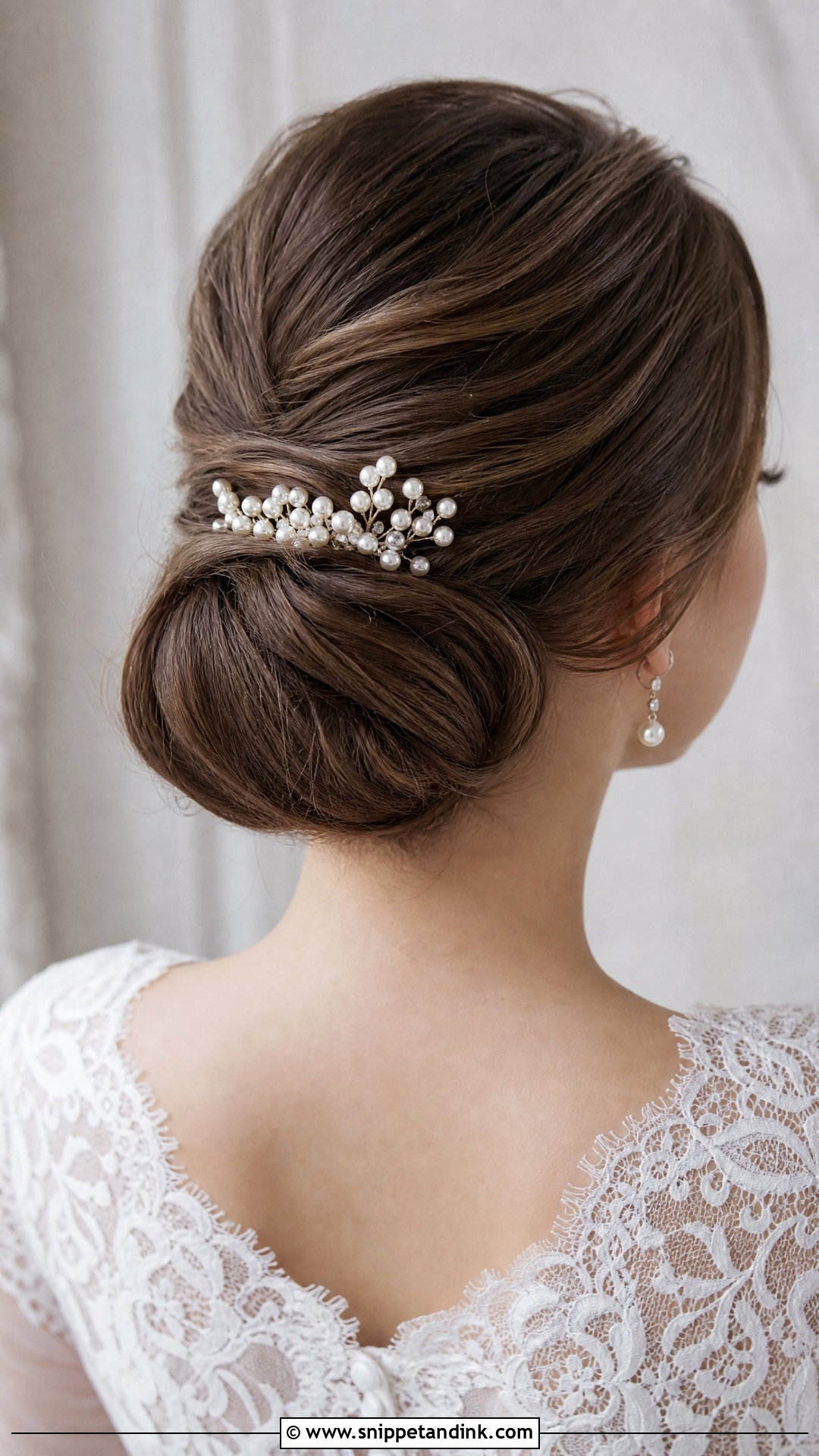 Bridal Chignon - Snippet and Ink - 15 Bridal Hairdos