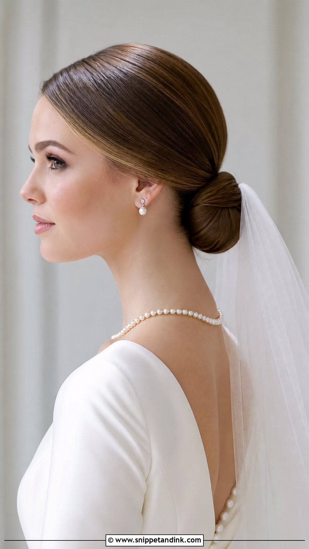 Bridal Chignon - Snippet and Ink - 15 Bride Hair Styling Ideas