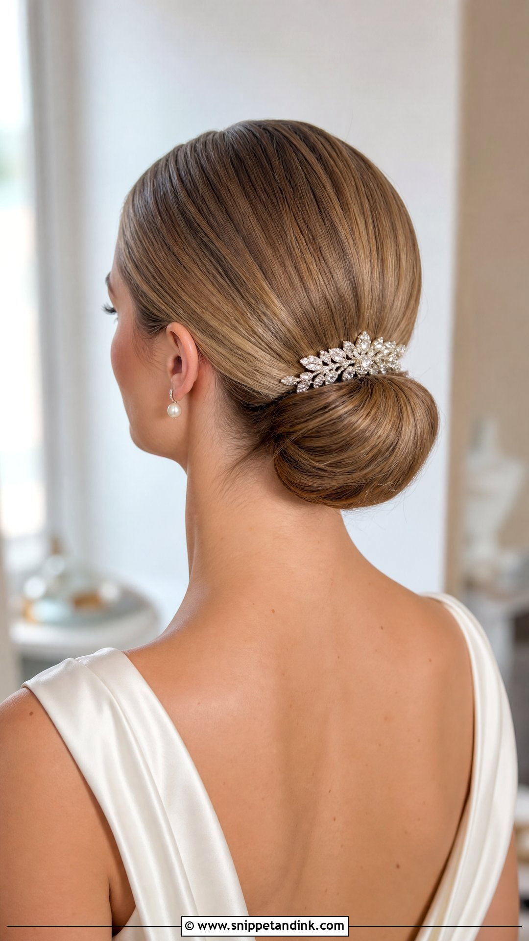 Bridal Chignon - Snippet and Ink - 15 Cute Bridal Hairstyles