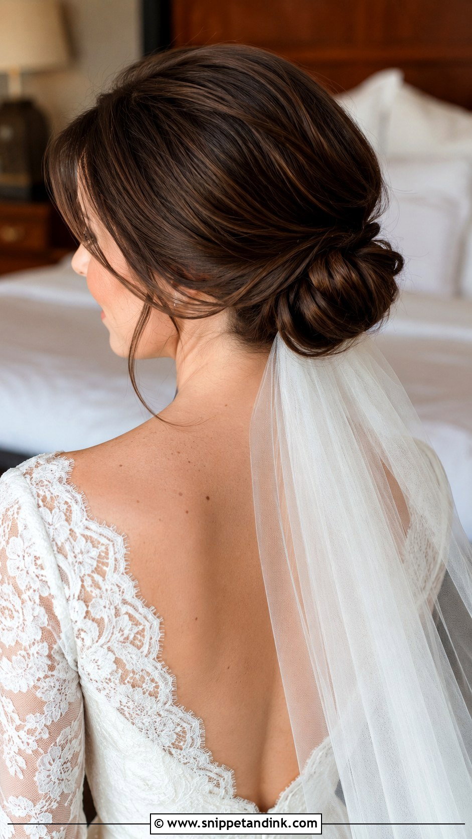 Bridal Chignon - Snippet and Ink - 15 Hair Do for Bride Ideas