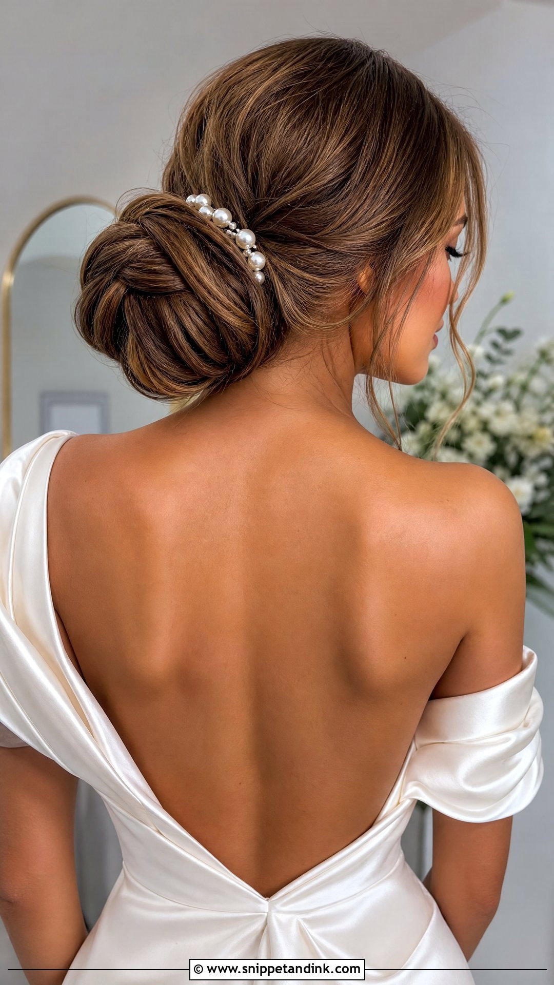 Bridal Chignon For Long Hair - Snippet and Ink - 15 Bridal Hair Chignon Ideas