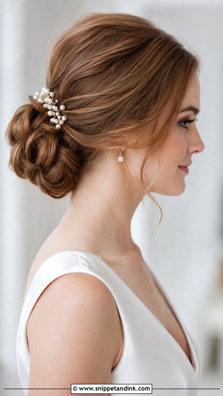 Bridal Chignon For Round Face - Snippet and Ink - 20 Bridal Hair Styles for Round Face