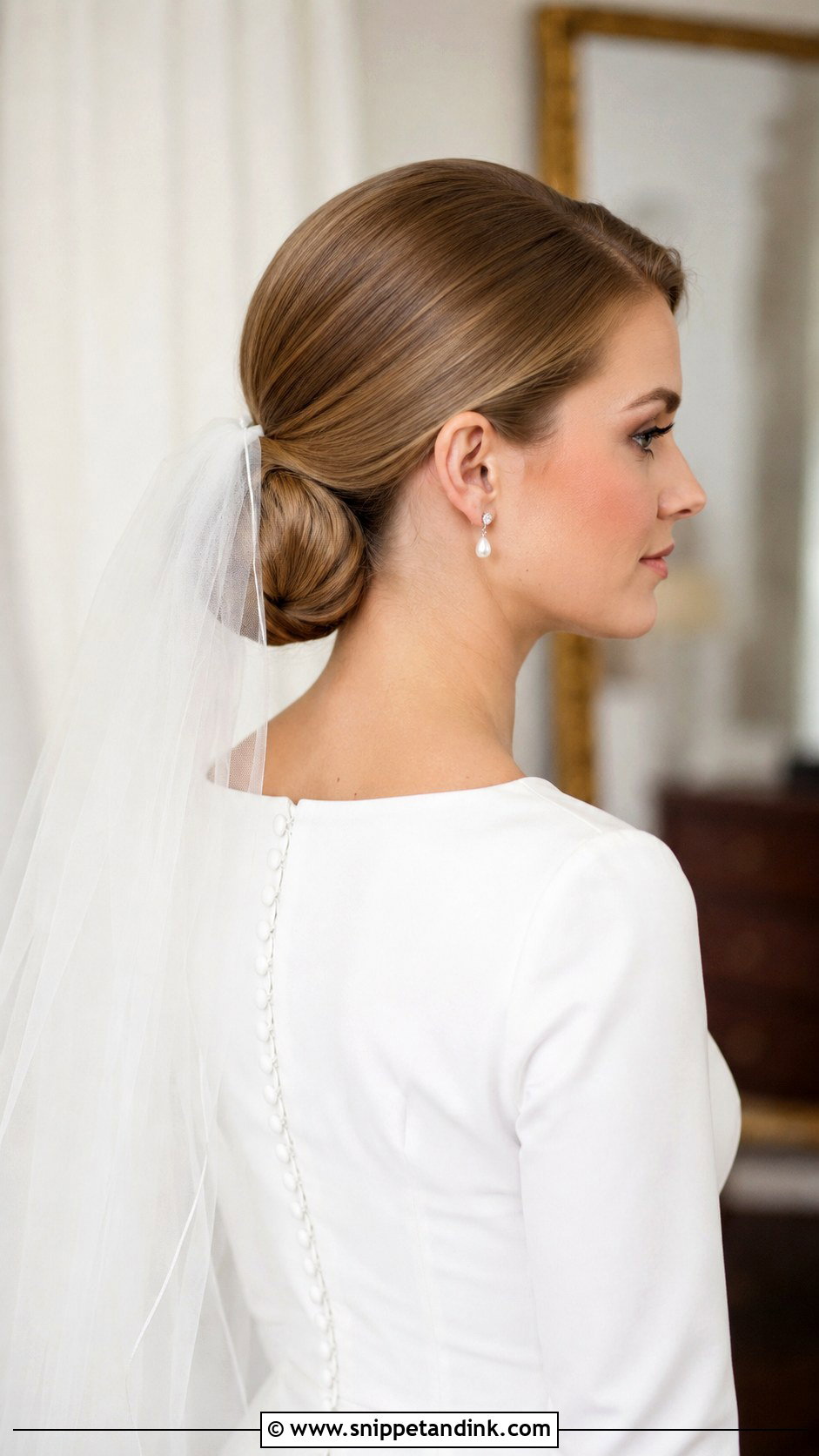 Bridal Chignon Wedding Hairstyle - Snippet and Ink - 15 Hairstyles for Weedings