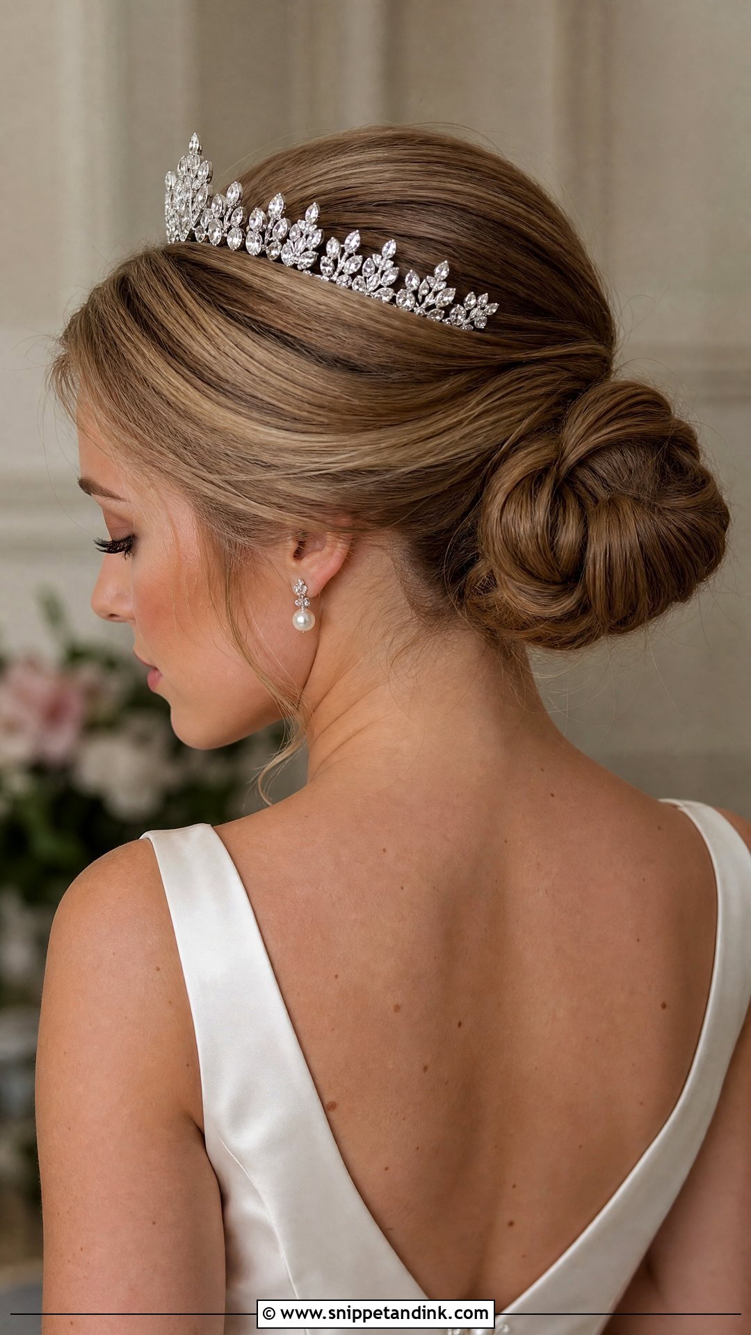 Bridal Chignon With Tiara - Snippet and Ink - 15 Bridal Hairstyles with Headpiece