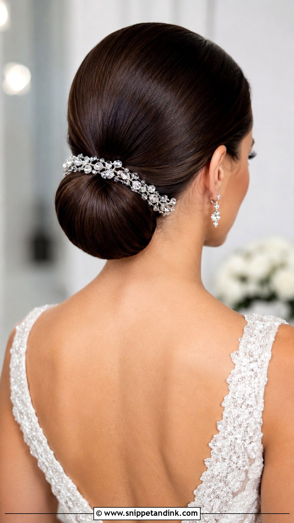 Bridal Chignon Wrap - Snippet and Ink - 25 Bridal Hair Decorations