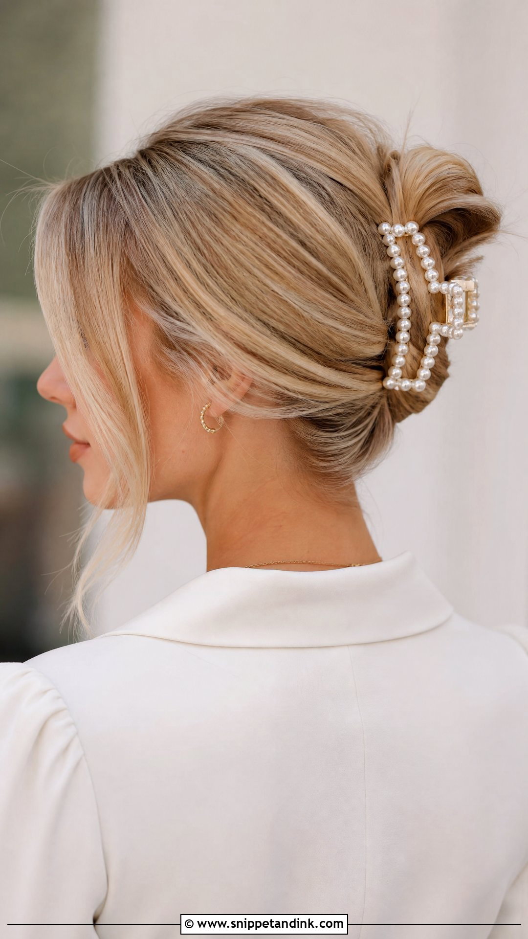 Bridal Claw Clip Updo - Snippet and Ink - 20 Trending Bridal Hairstyles 2025