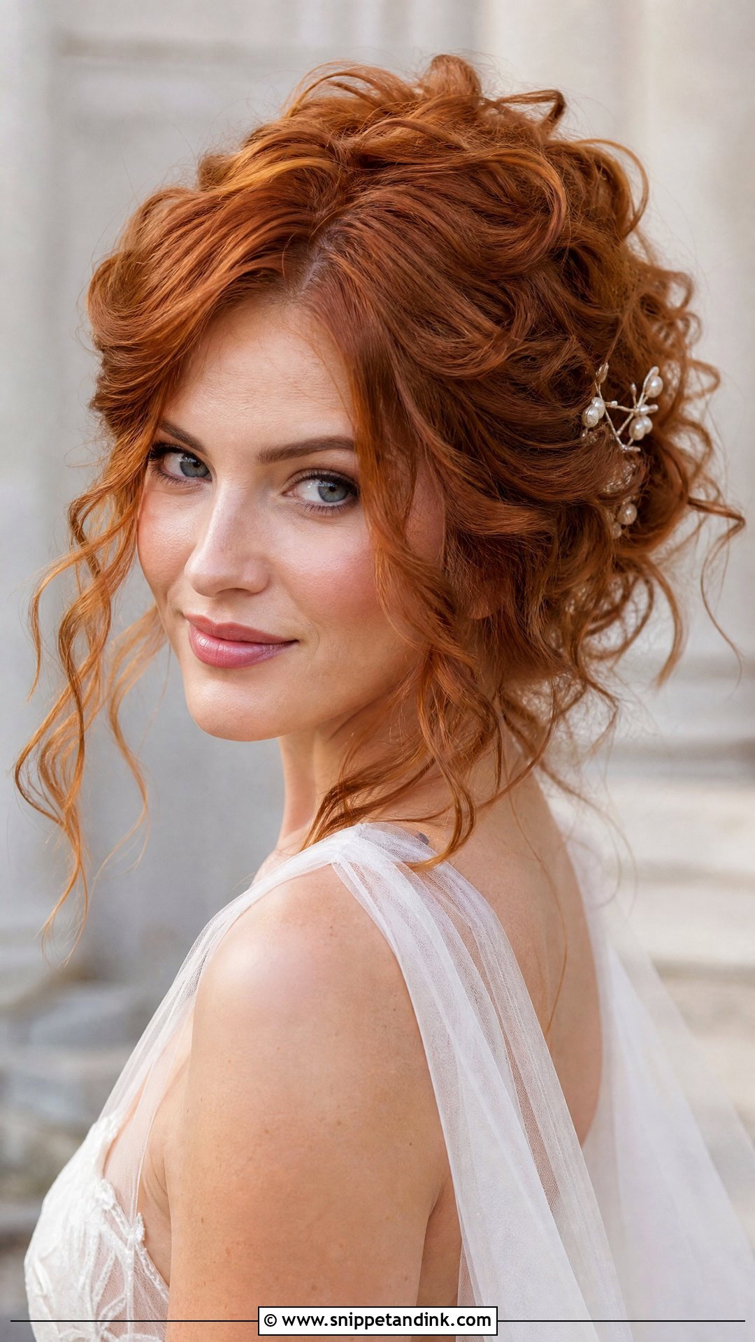 Bridal Copper Hair Color - Snippet and Ink - 15 Bridal Hair Colour Ideas